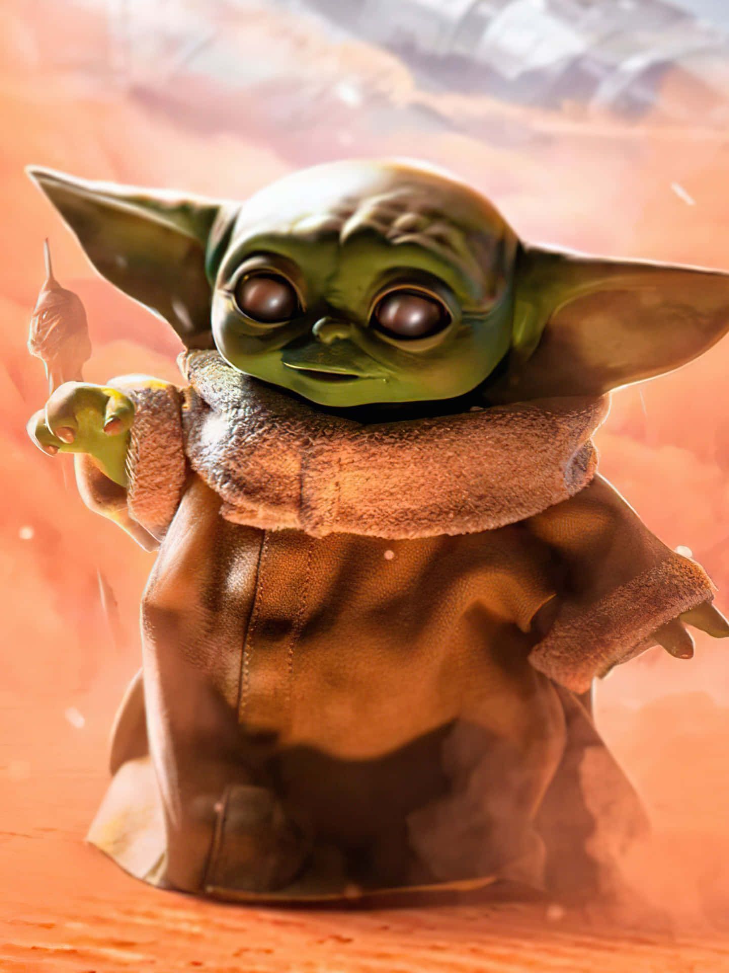 1440x1920 Download Baby Yoda Aesthetic Without Pupils Wallpaper