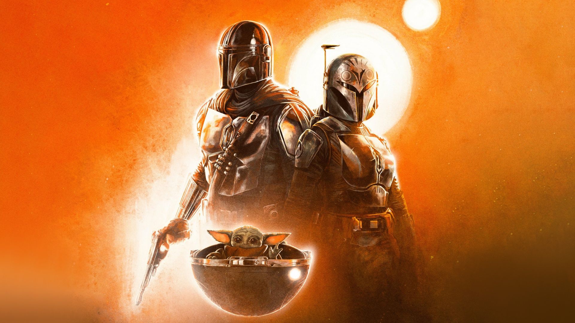 1920x1080 The Mandalorian Wallpaper 4K, Grogu, 2023 Series, Star Wars, 5K