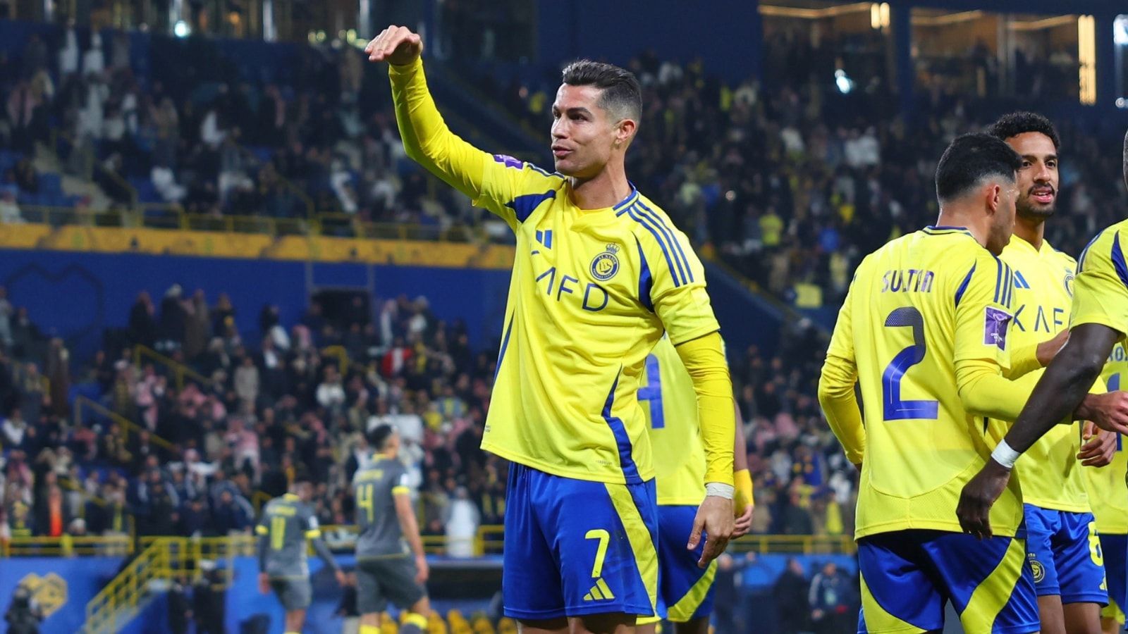 1600x900 Watch: Cristiano Ronaldo Shows Off New Celebration After Netting Brace In Al Nassr's AFC Champions League Win