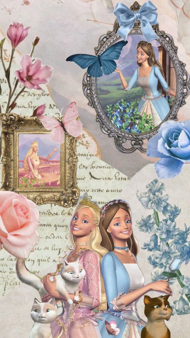 736x1308 Barbie movies collage. Barbie wallpaper iphone aesthetic, Old school barbie movies, Princesas disney