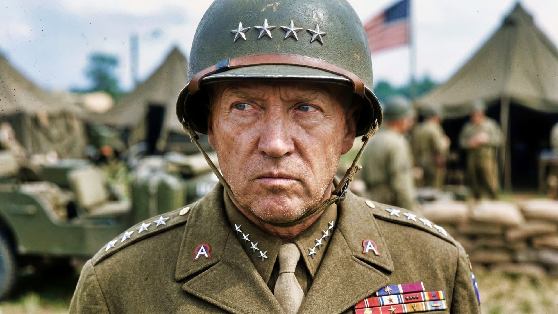 1920x1080 Army Quote of the Day by George Patton: 'Human beings are made up of flesh and blood, and a miracle fiber called courage.'