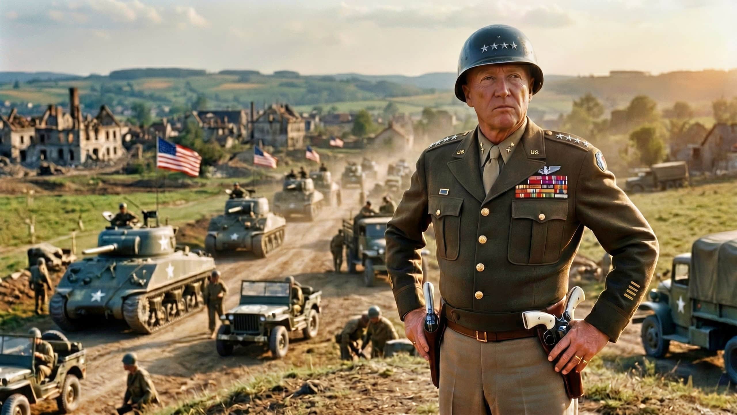 2560x1440 Army Quote of the Day By General George Patton: 'One of the most frequently noted characteristics of great men who have remained great is.'