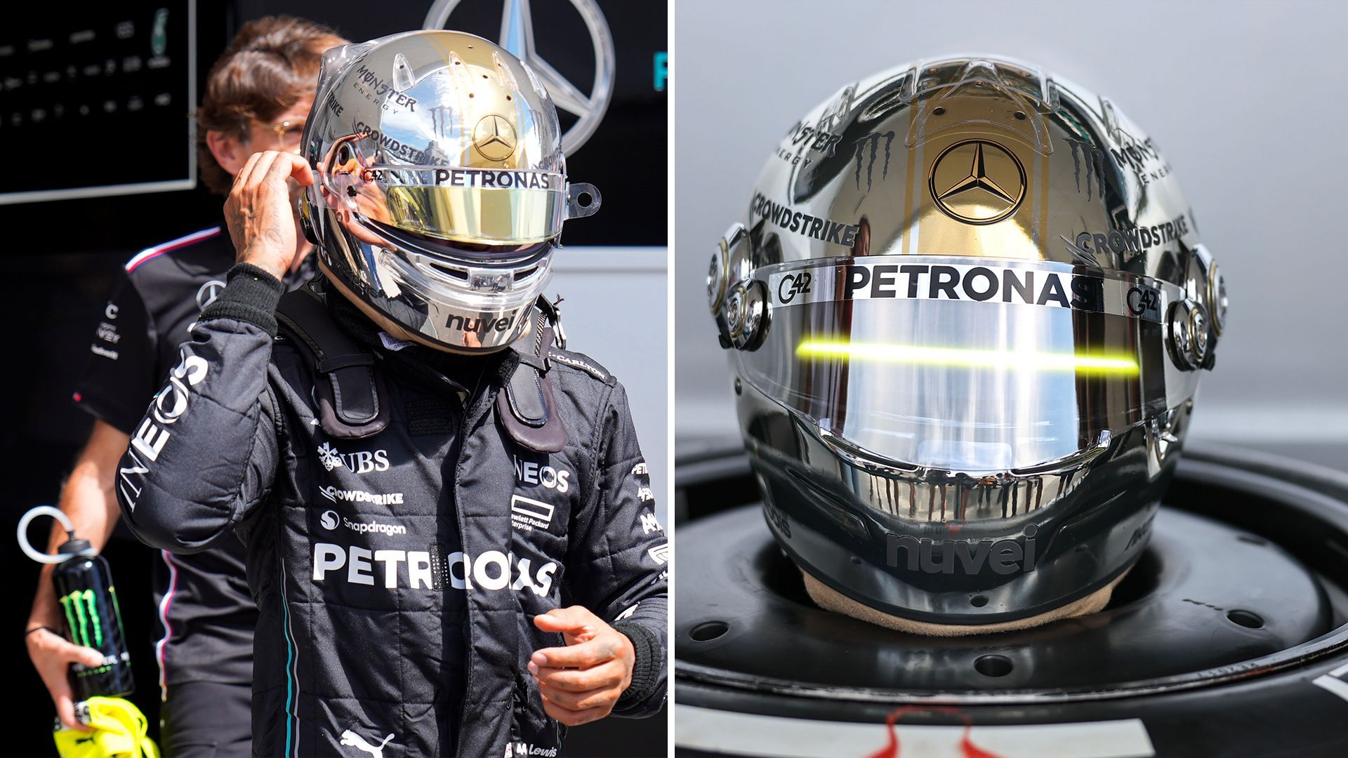 1920x1080 Lewis Hamilton reveals bespoke helmet for Japanese Grand Prix fans are convinced it's 'inspired by Daft Punk'