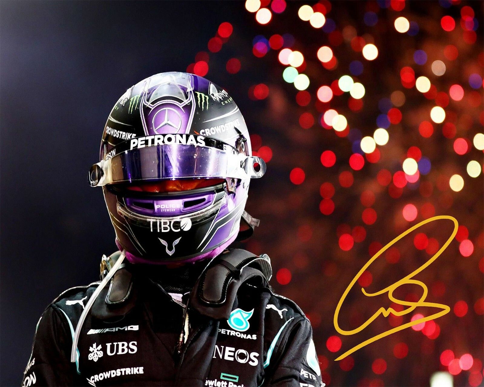 1600x1280 Lewis Hamilton Signed Photo reprint Glossy 8x10 11x14 f1 formula autograph auto