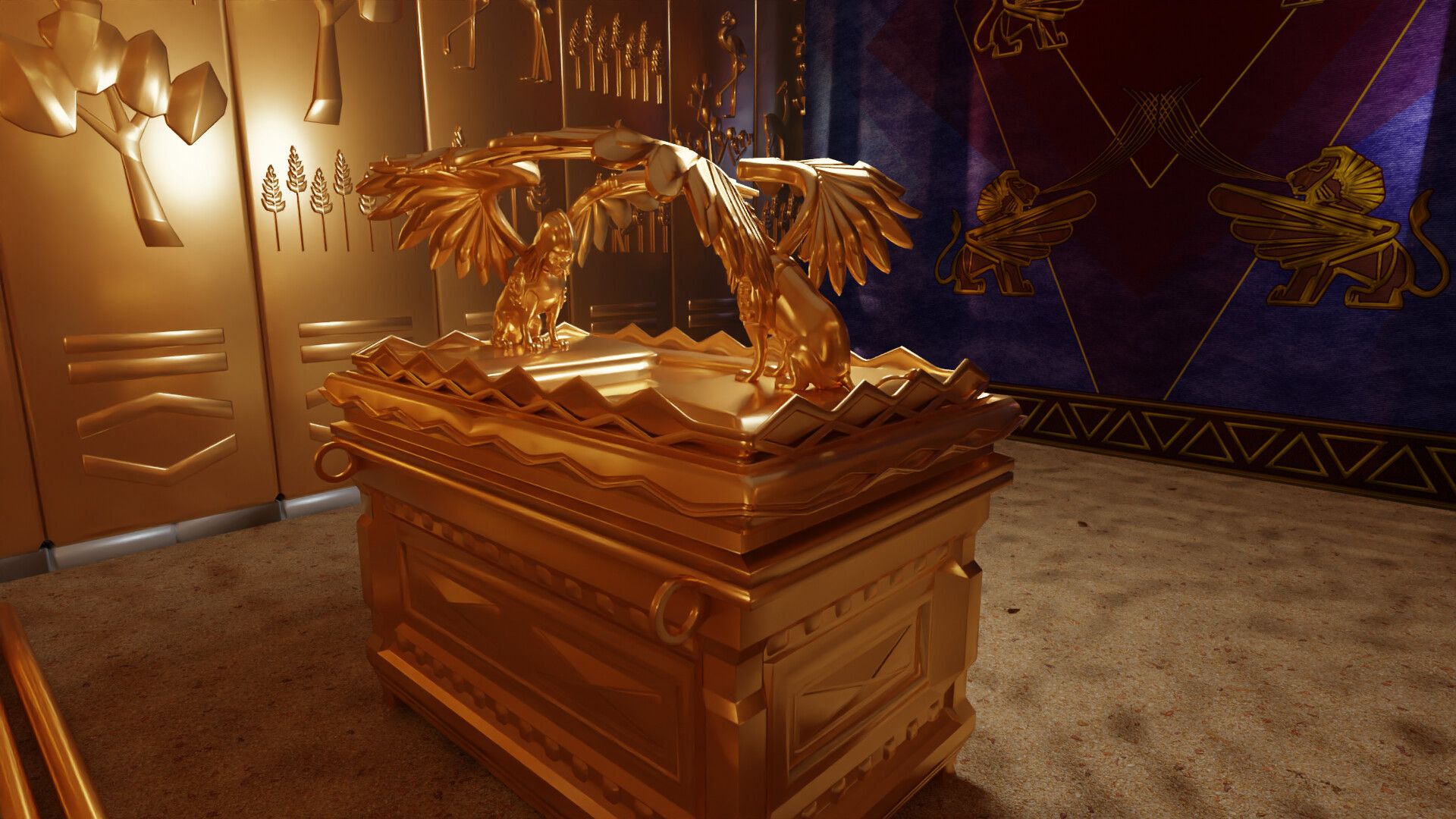 1920x1080 The Tabernable ant the Ark of the Covenant visualization