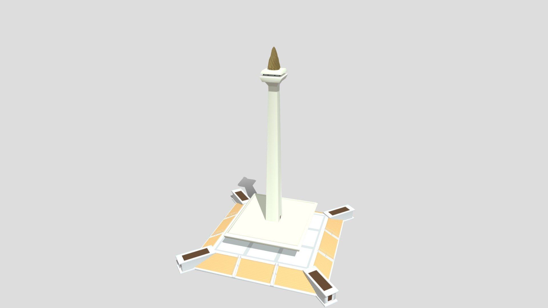 1920x1080 Monumen Nasional (Monas) model by videph [42fc75d]
