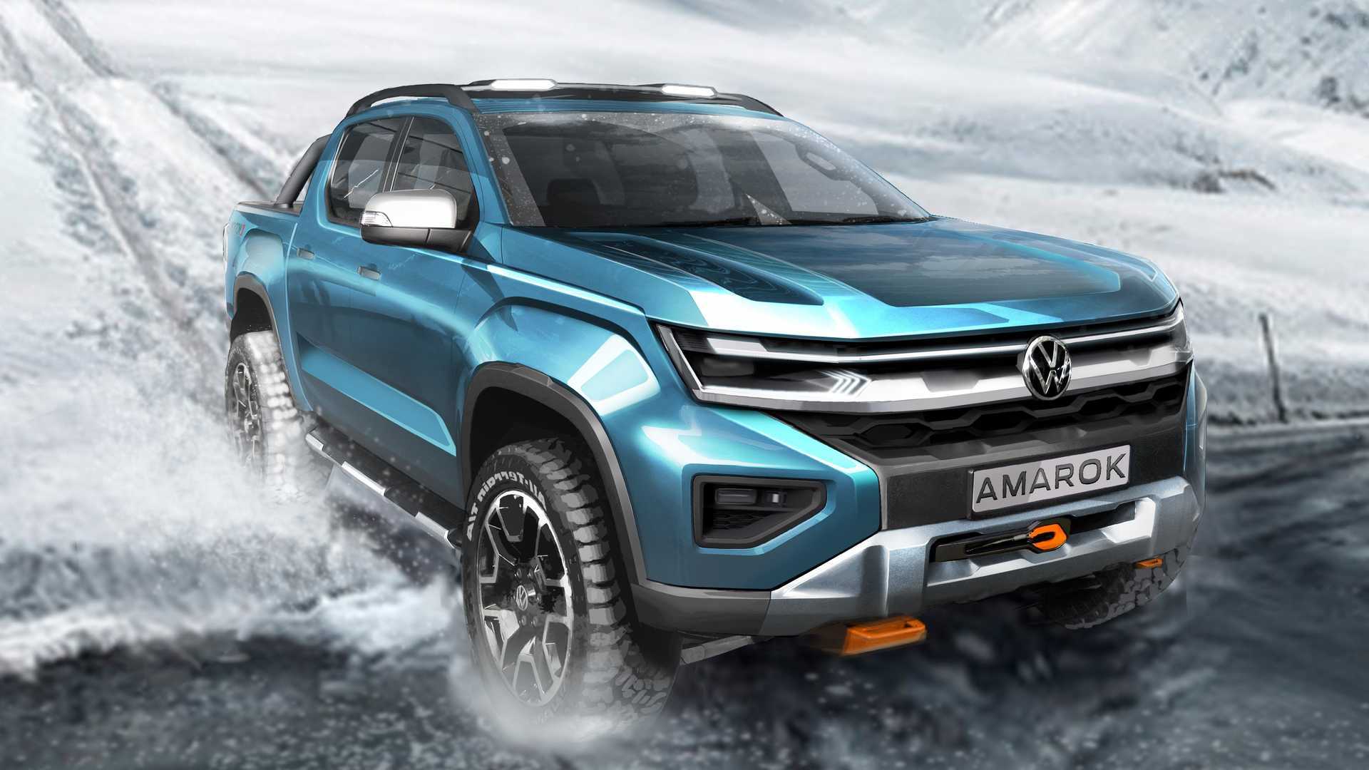 1920x1080 Volkswagen Amarok Teaser Brings The Truck Closer To Reality
