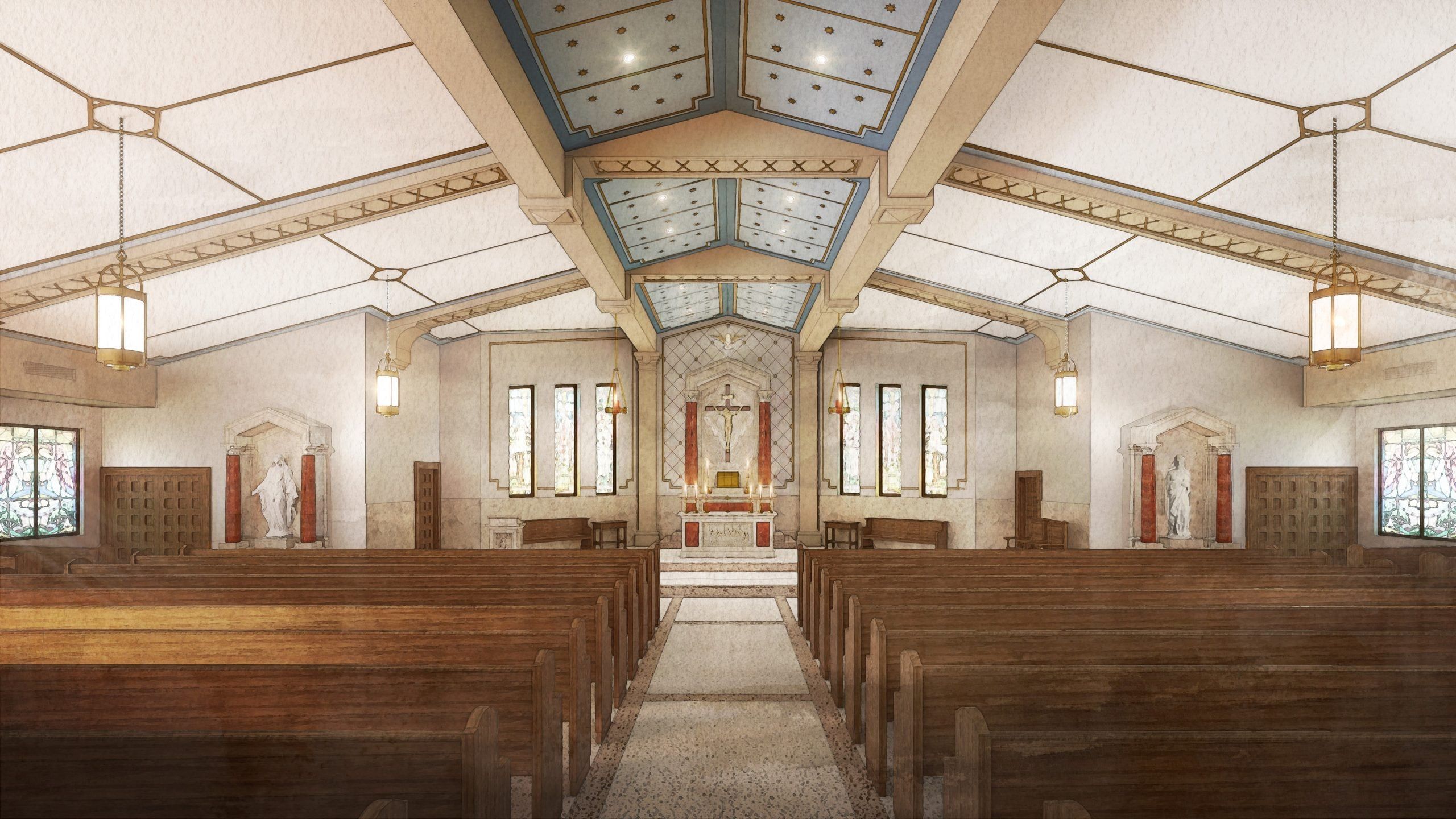 2560x1440 St. John the Baptist Catholic Church