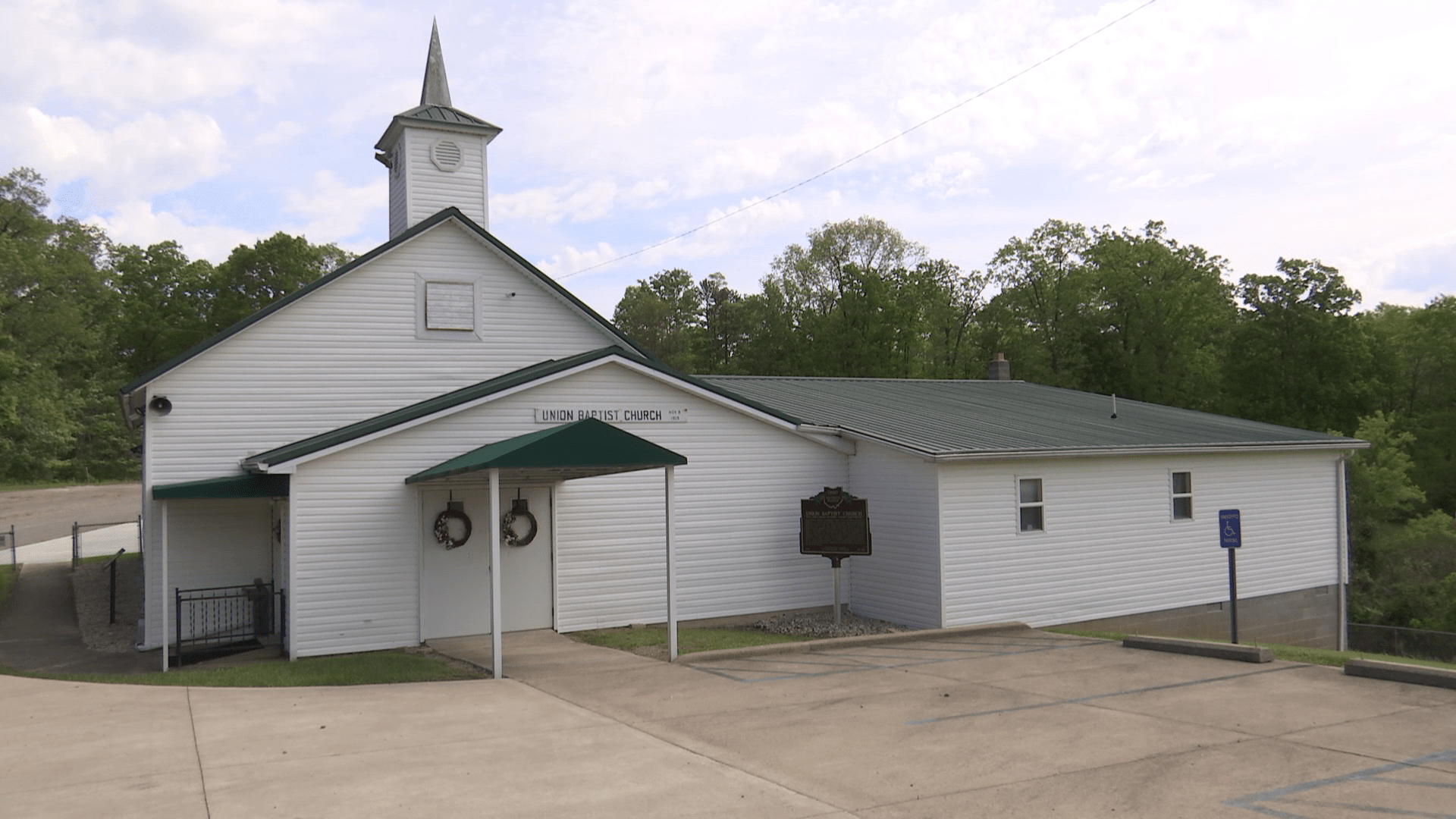 1920x1080 Church with Underground Railroad ties named to historic marker