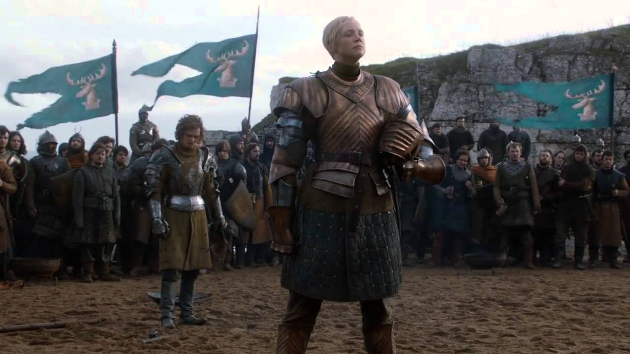 1280x720 Brienne Tarth is Kingsguard of Renly Baratheon