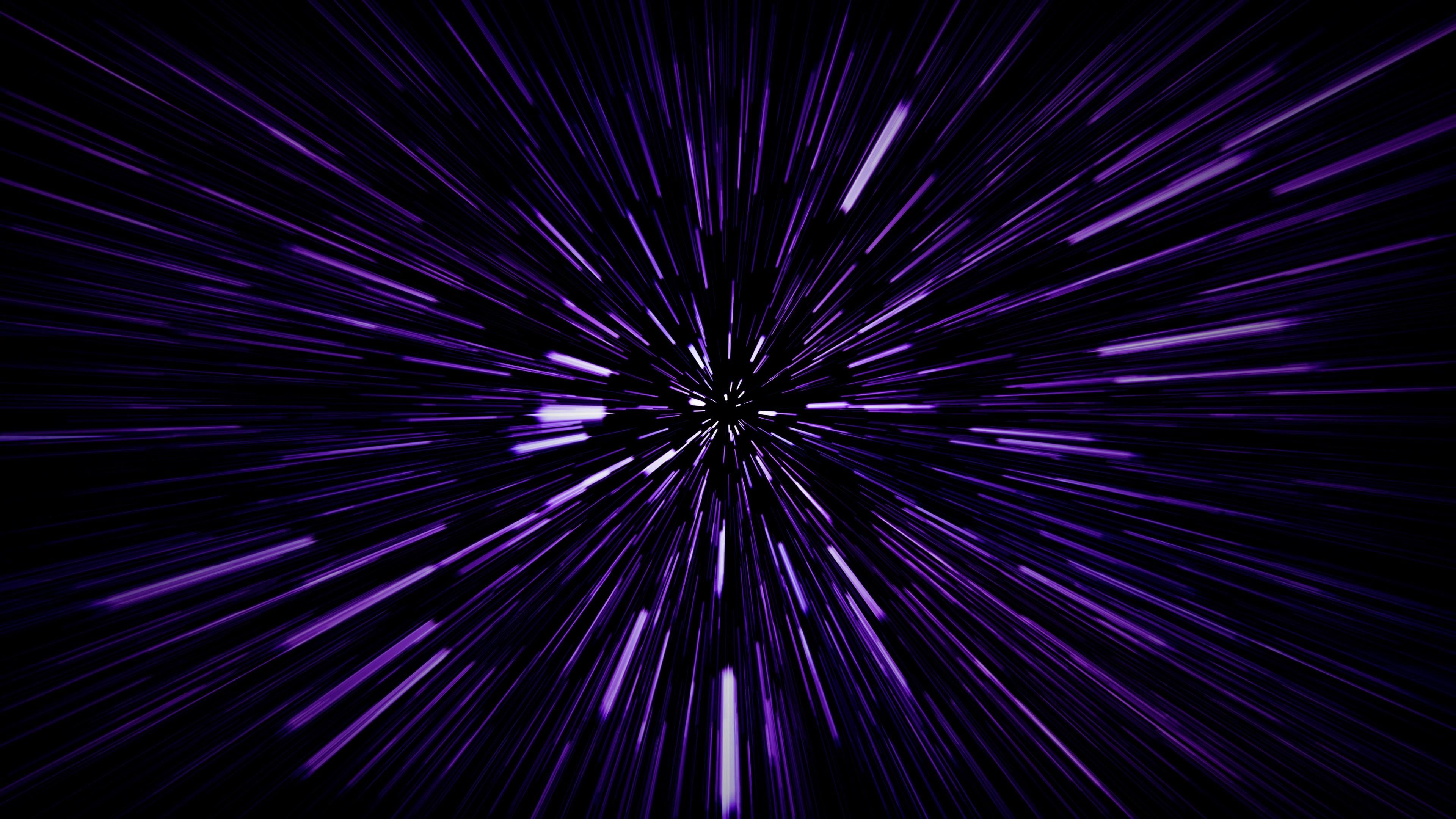 3840x2160 Dark Purple Speed Lines 4K [3840x2160]