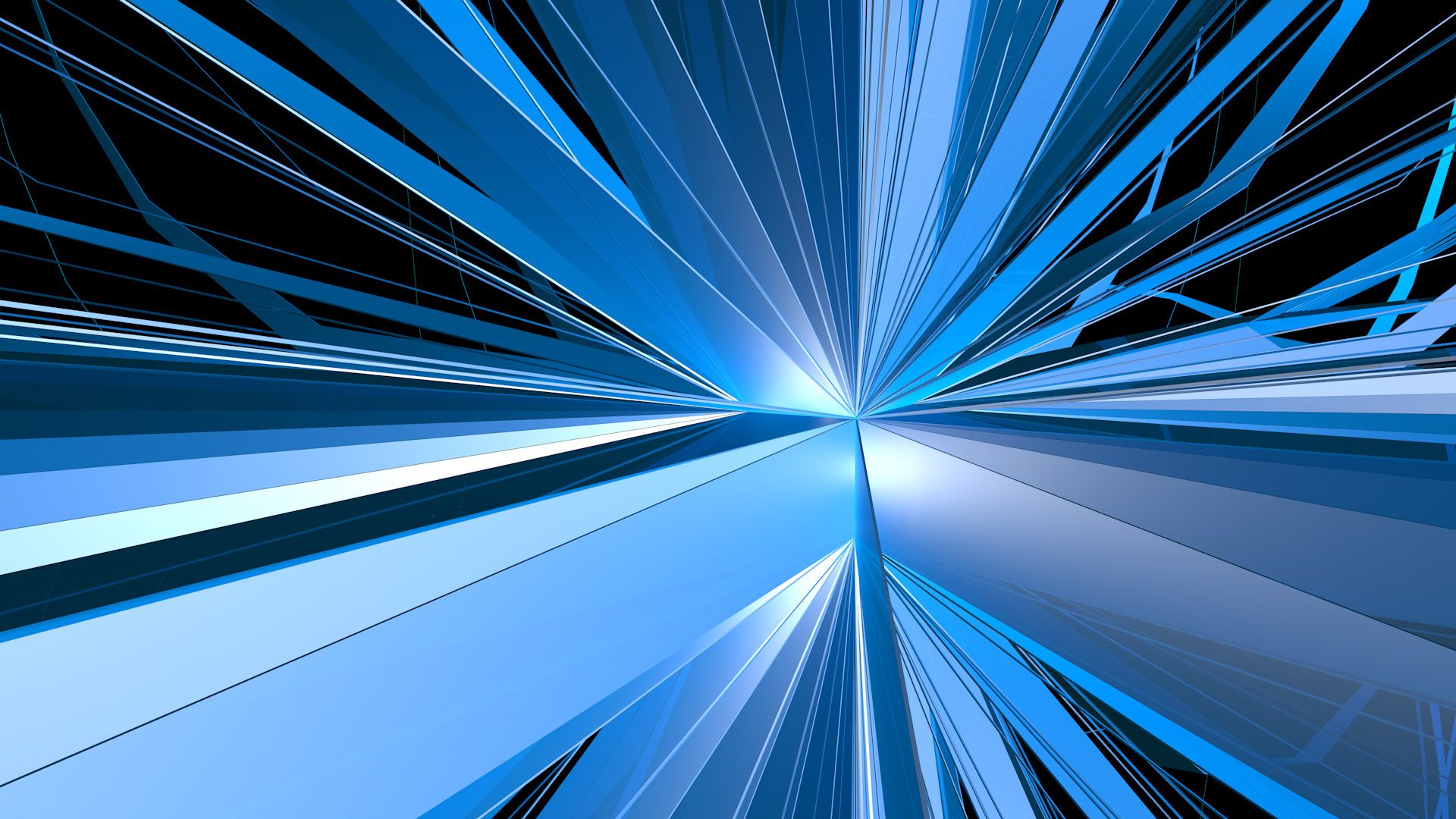 1920x1080 Blue White Lines Art Shapes HD Abstract Wallpaper