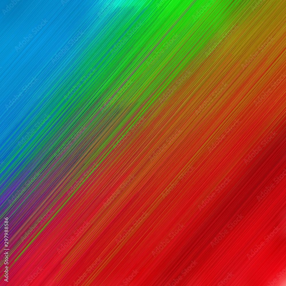 1000x1000 futuristic concept of motion speed lines with firebrick, dark cyan and olive drab colors. good as background or backdrop wallpaper. square graphic with strong color Stock Illustration