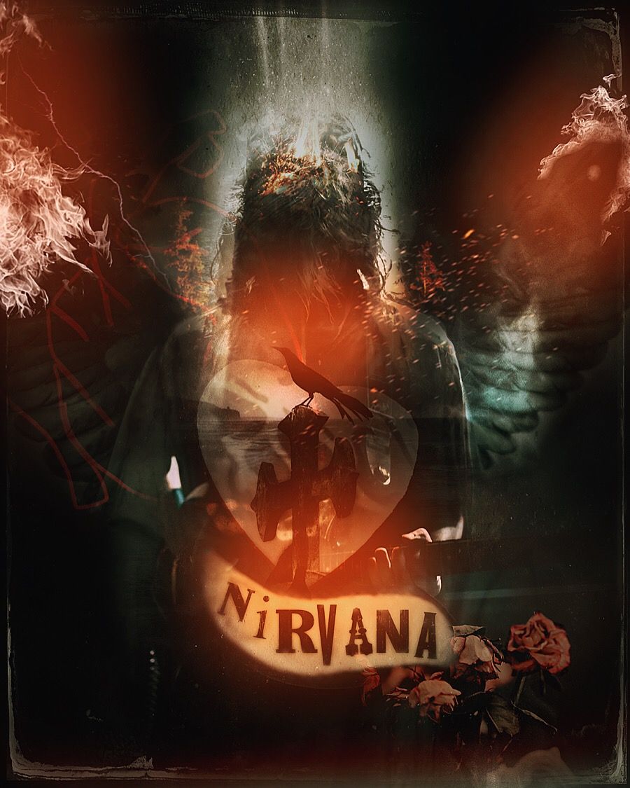 900x1125 Nirvana. Poster By Adrianogazza