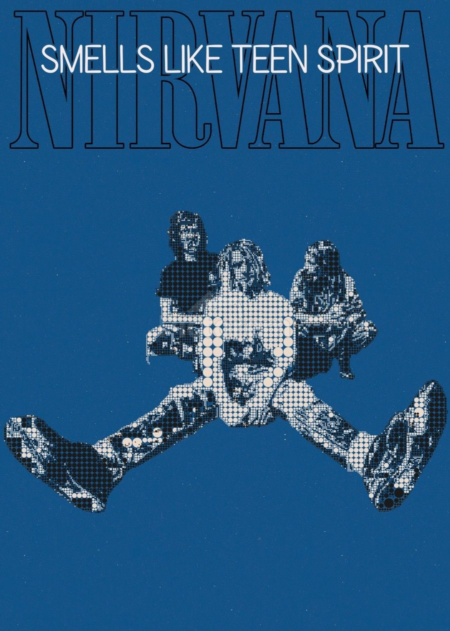 900x1260 Smells Like Teen Spirit Nirvana by Gunawan Rb Wall Art