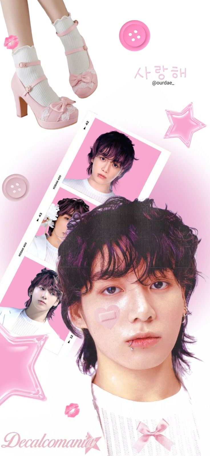 736x1593 ⋆ ౨ৎִ Jungkook pink wallpaper lockscreen