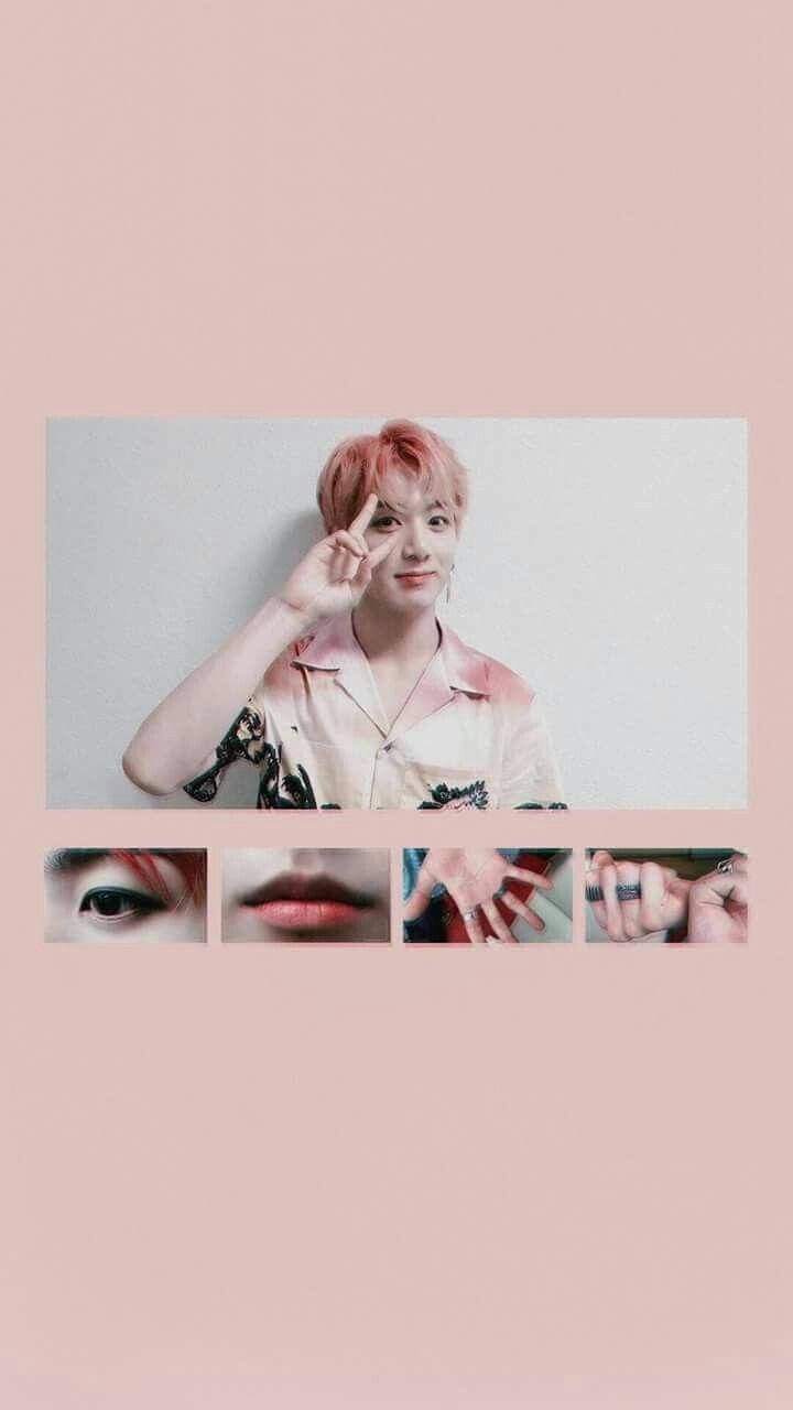 720x1280 Download Jungkook Aesthetic Peace Pose Wallpaper
