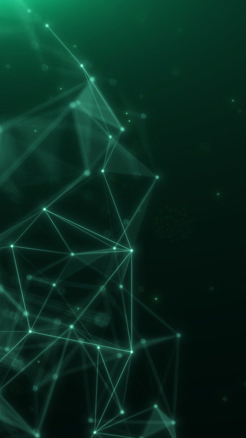 800x1422 Smart technology green mobile wallpaper
