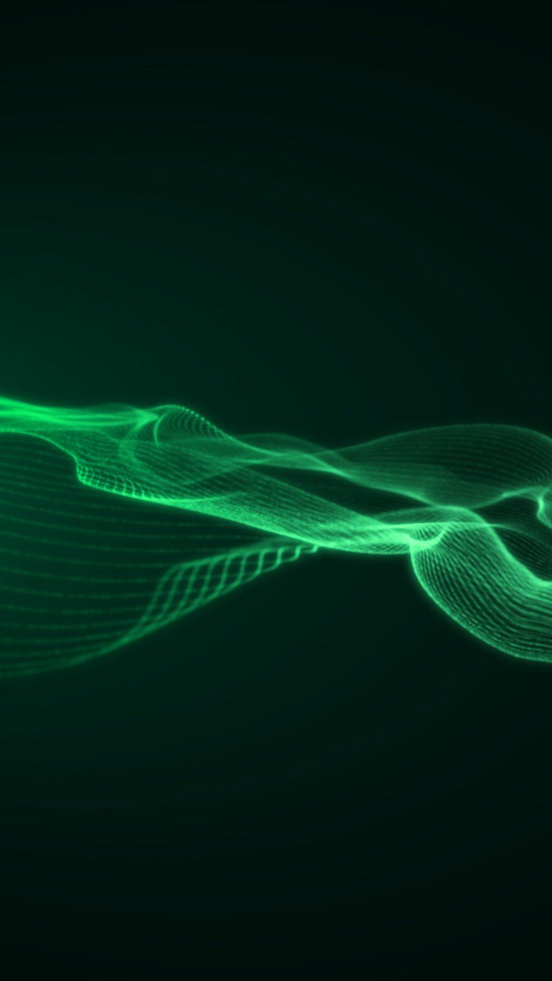 800x1422 Smart technology green mobile wallpaper
