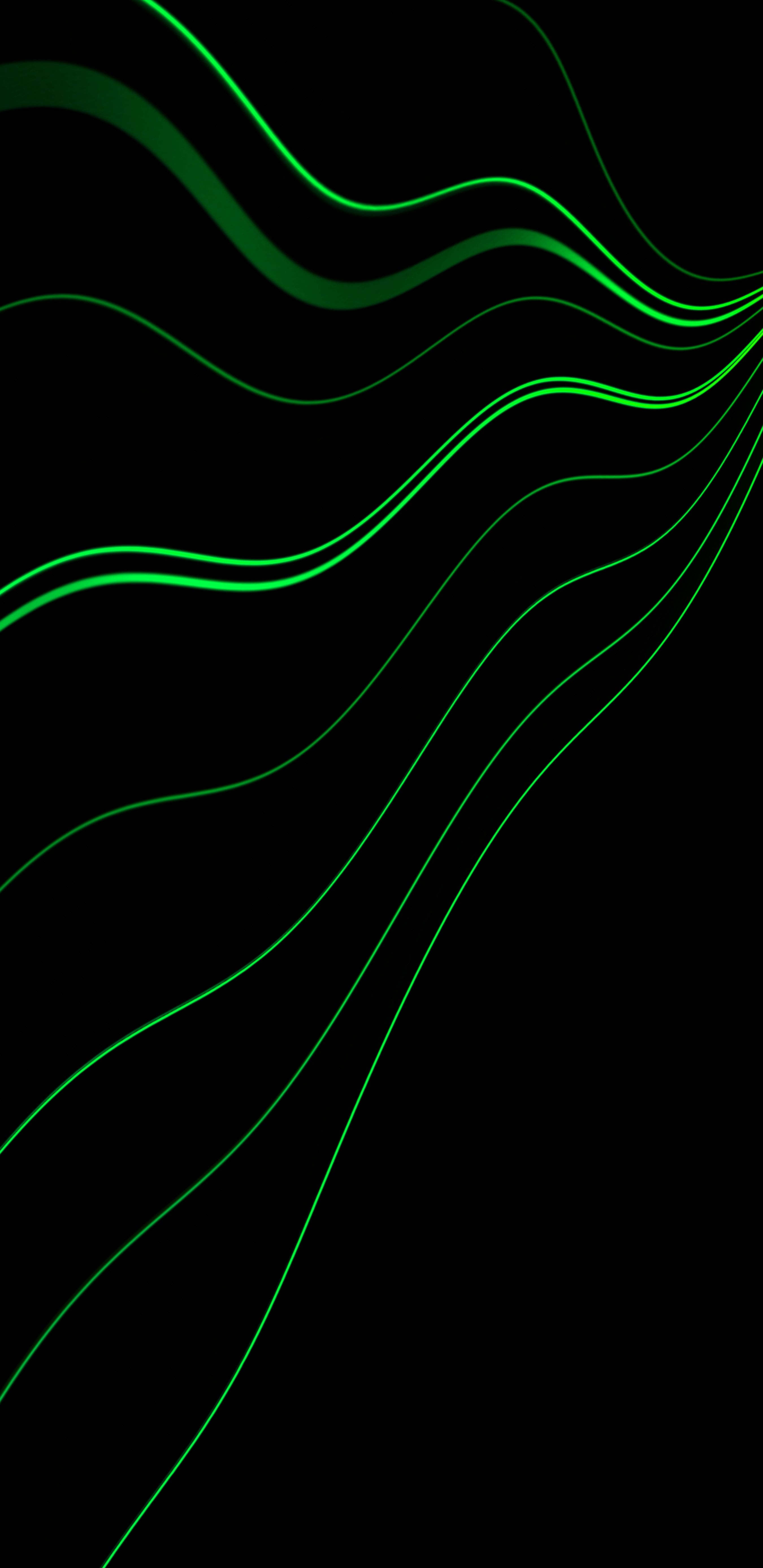 2700x5550 Wallpaper Green and White Line Illustration, Background Free Image