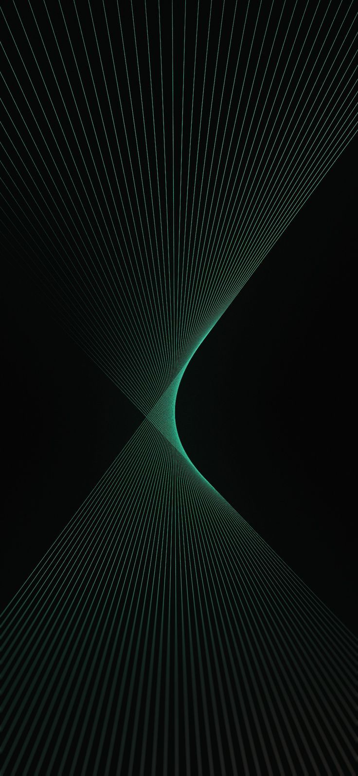 736x1593 Abstract Green and Black Wallpaper. Tech abstract wallpaper, Tech background with neon lines, Dark background