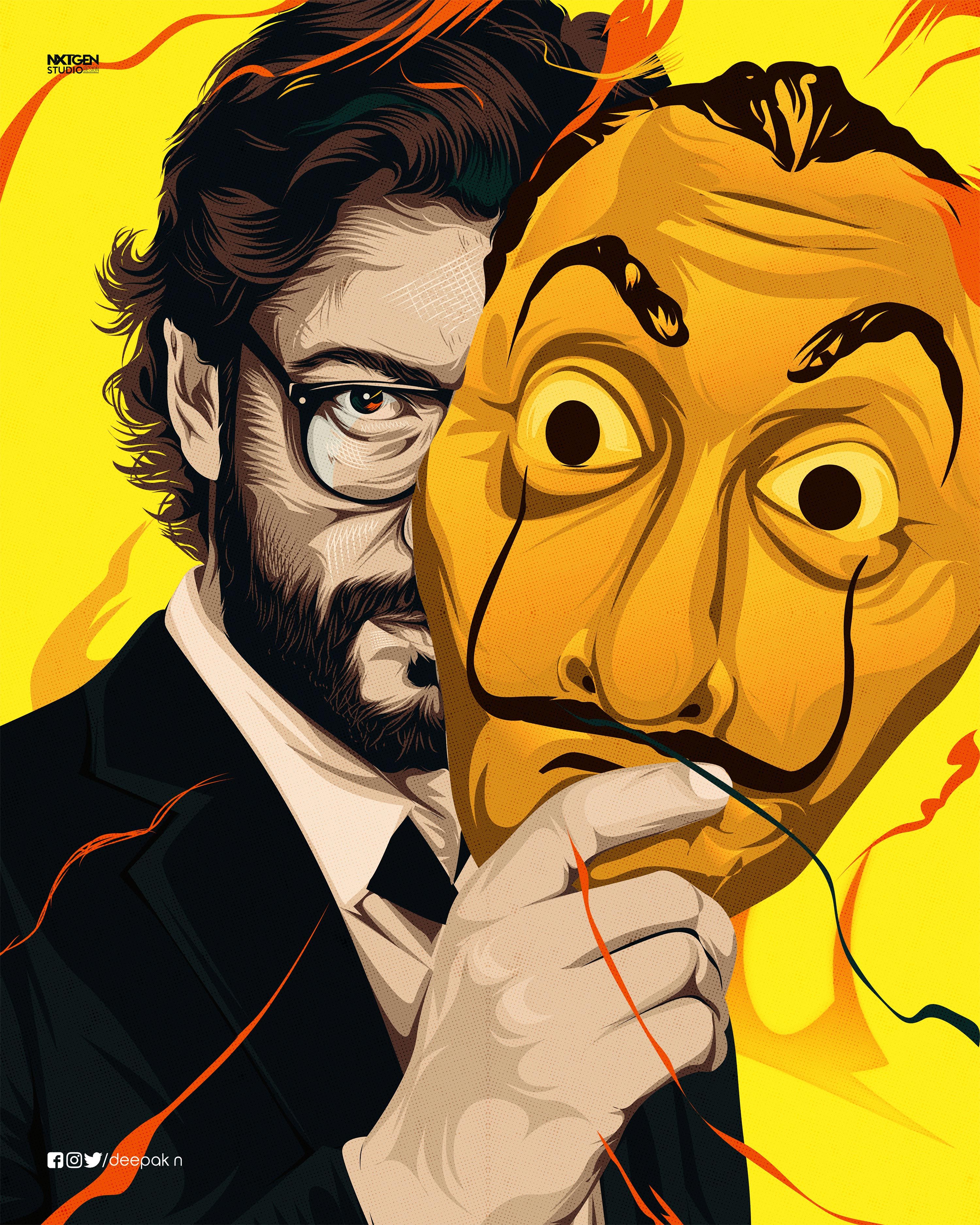 3000x3750 Money Heist Wallpaper and Background