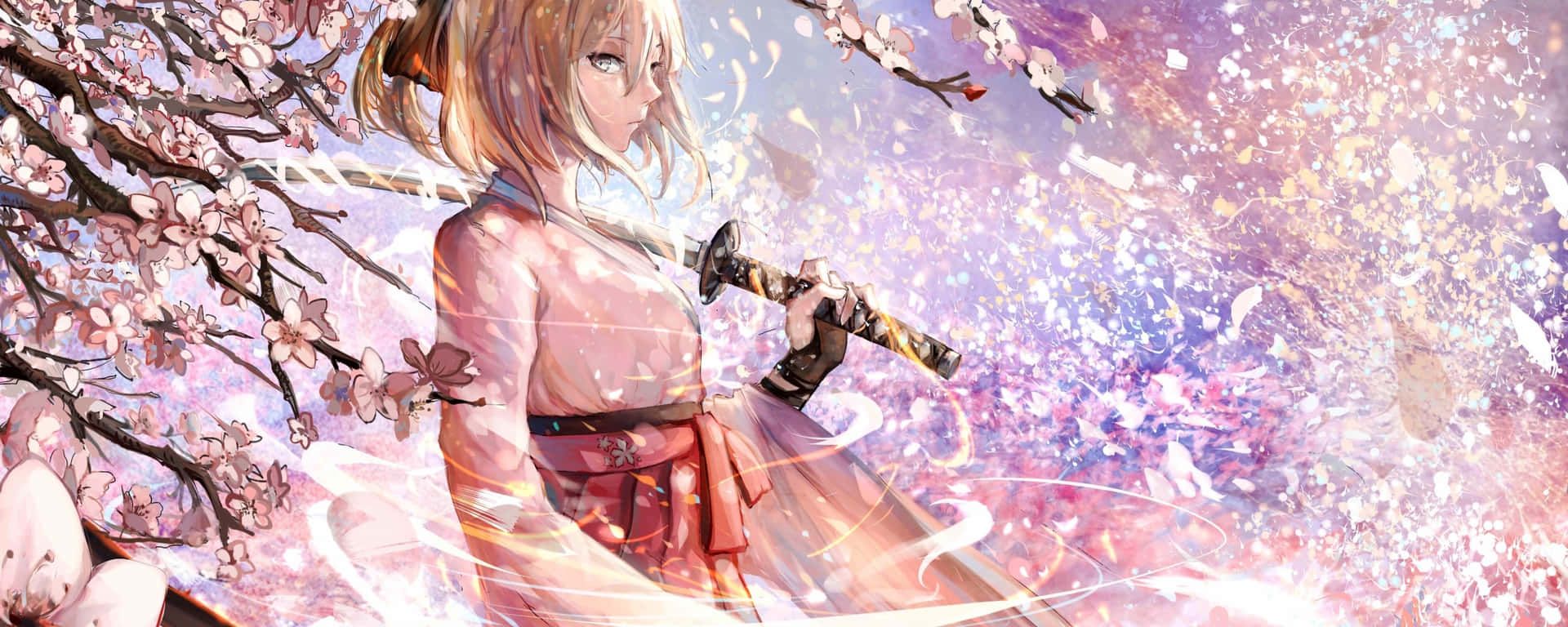 1920x768 Download Dual Monitor Anime Fate Grand Order Saber Wallpaper