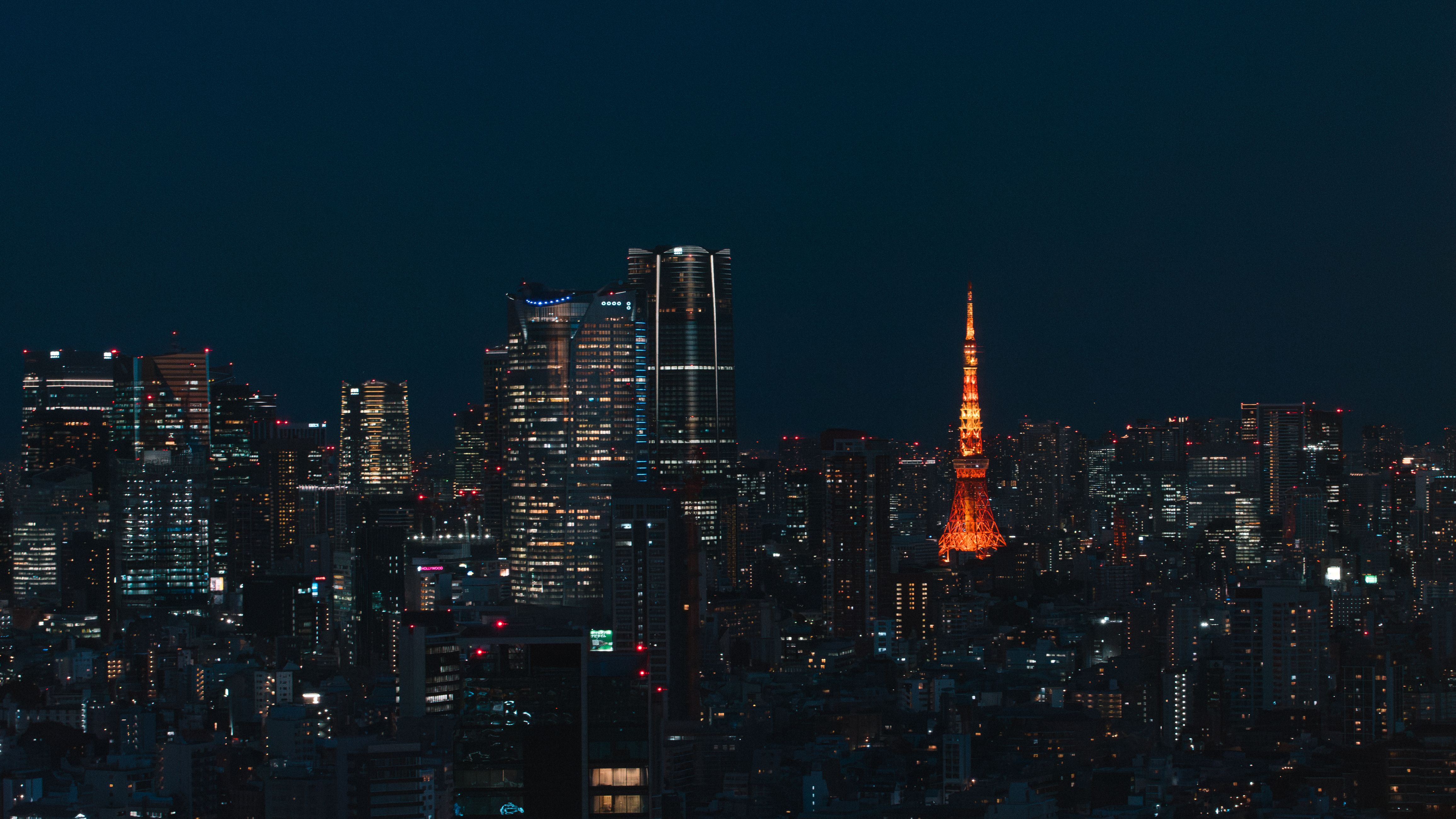 4622x2600 Minato City, Tokyo, Japan (Night)