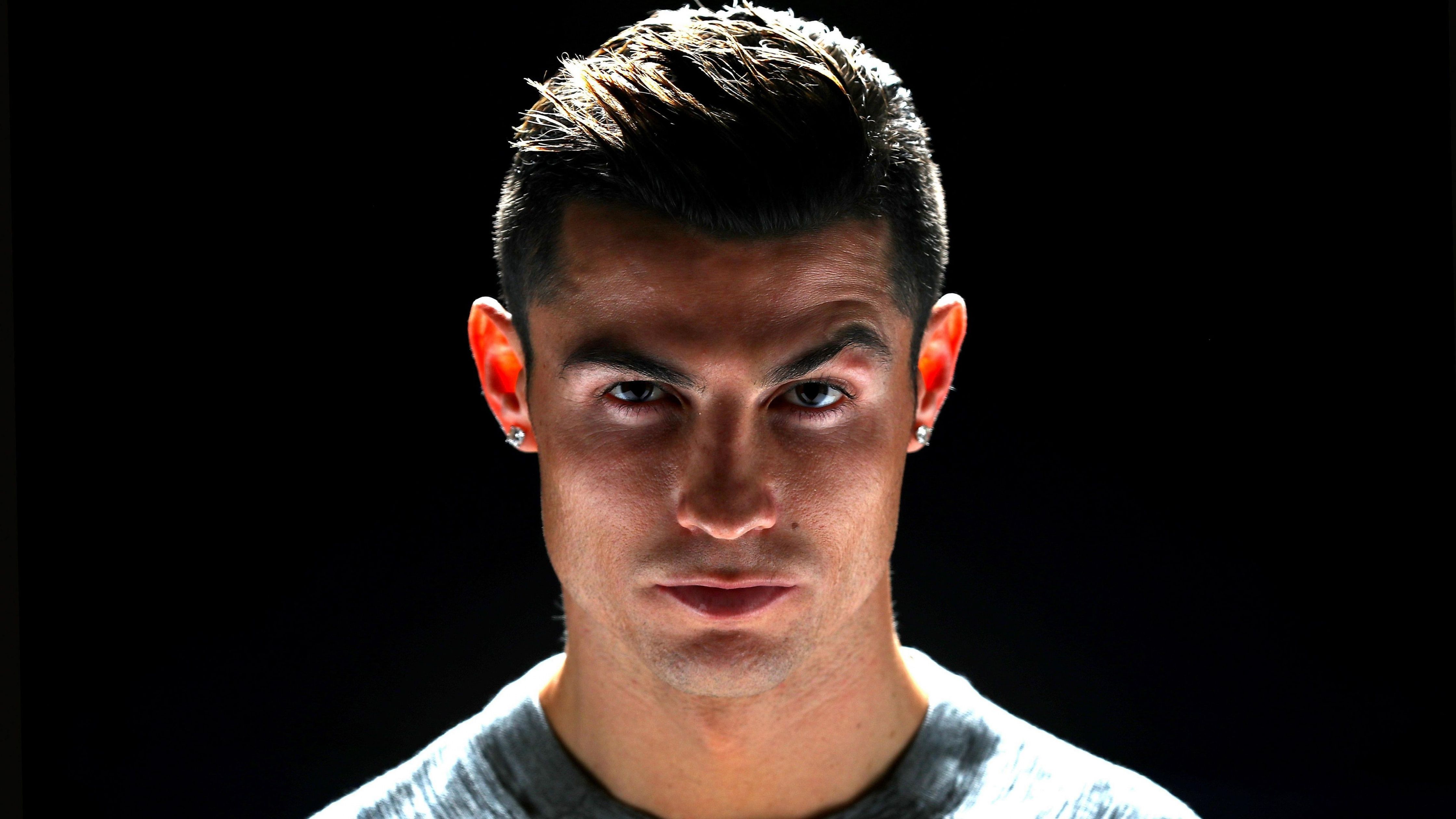 4480x2520 Cristiano Ronaldo Wallpaper 4K, Face, AMOLED, 5K