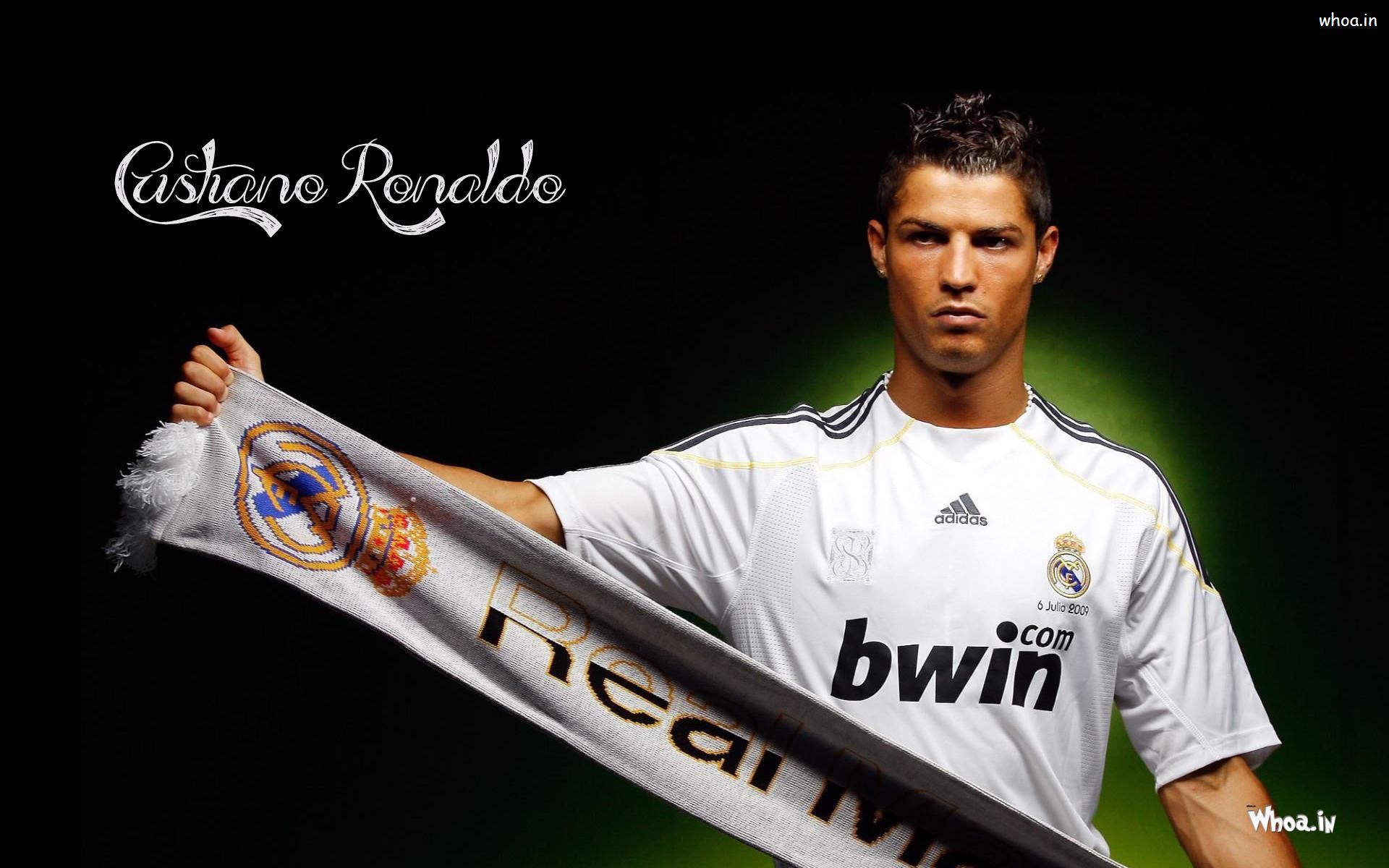 1920x1200 Cristiano Ronaldo Dark Black Background