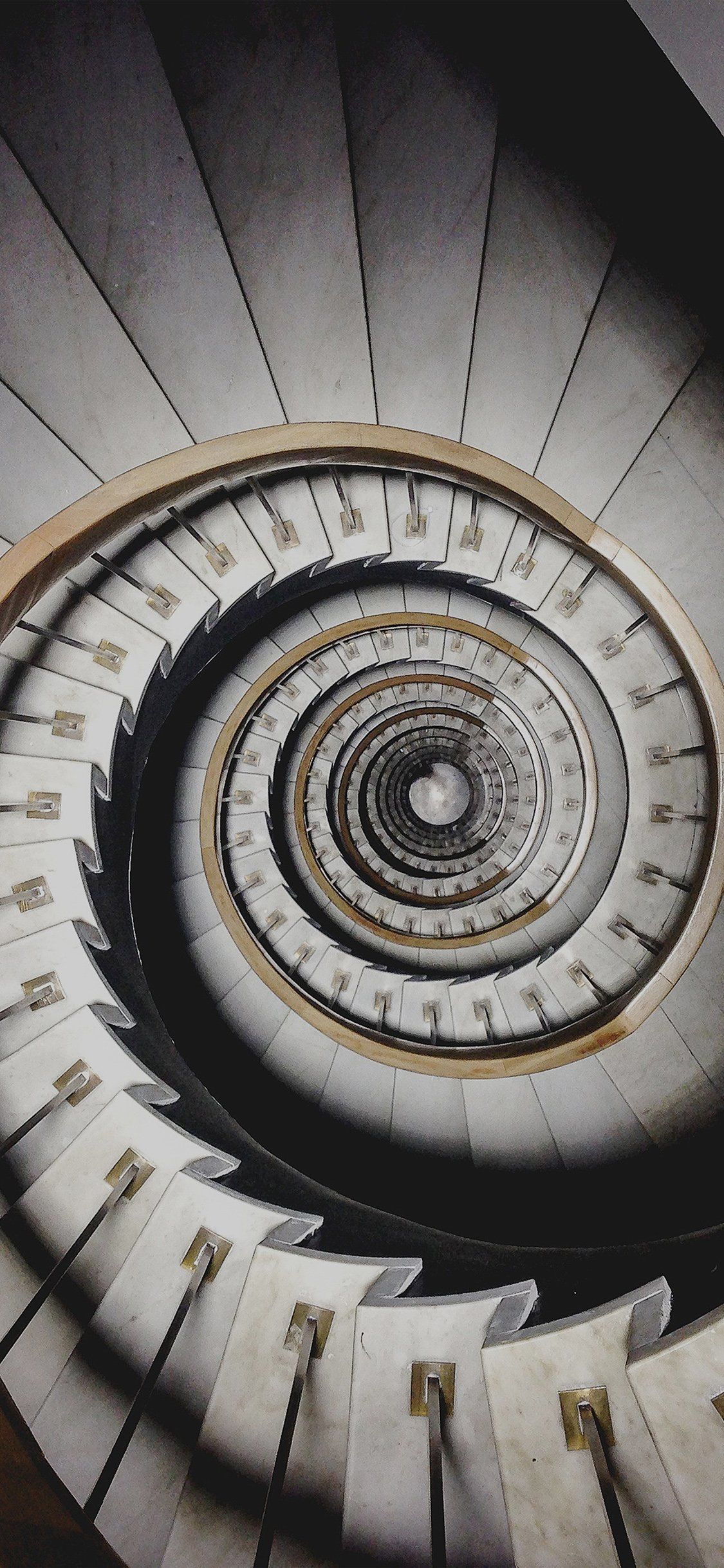 1125x2436 Spiral Stair Life Pattern iPhone Wallpaper