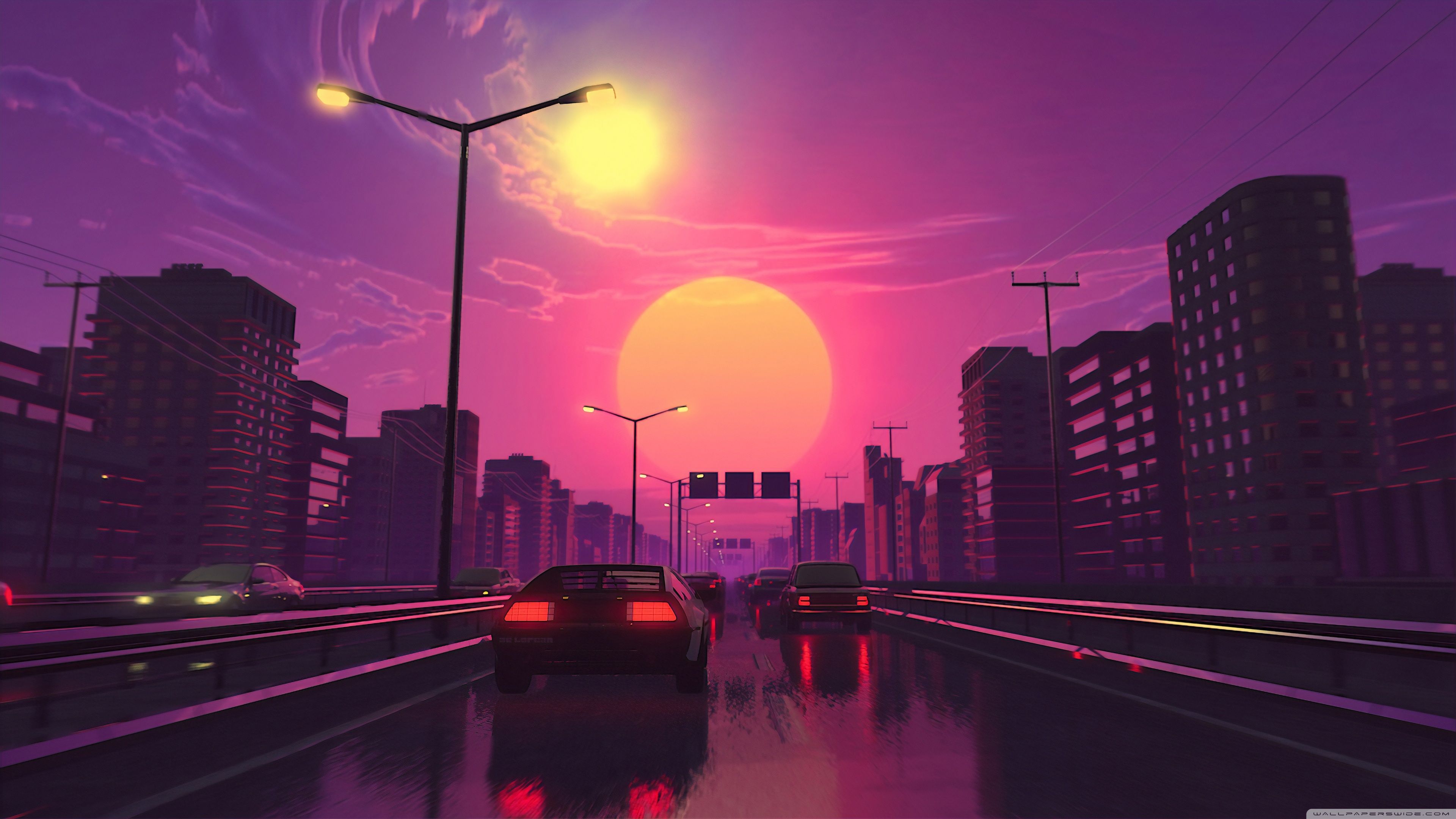 3840x2160 Beautiful City Sunset [3840x2160]