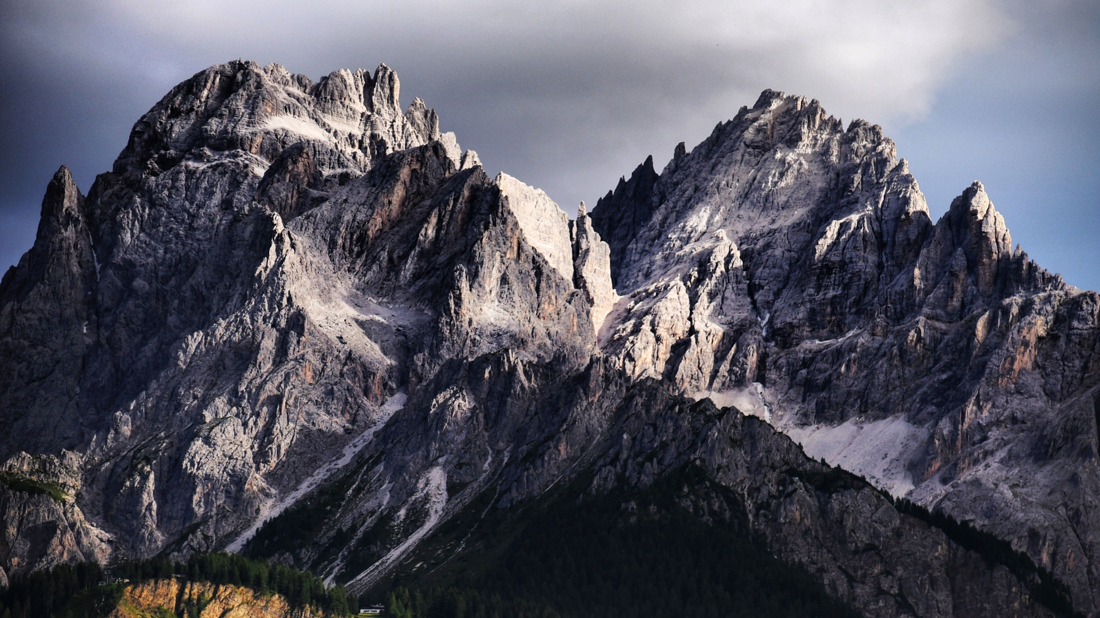 3840x2160 Dolomites Wallpaper 4K, Mountain range, Italy