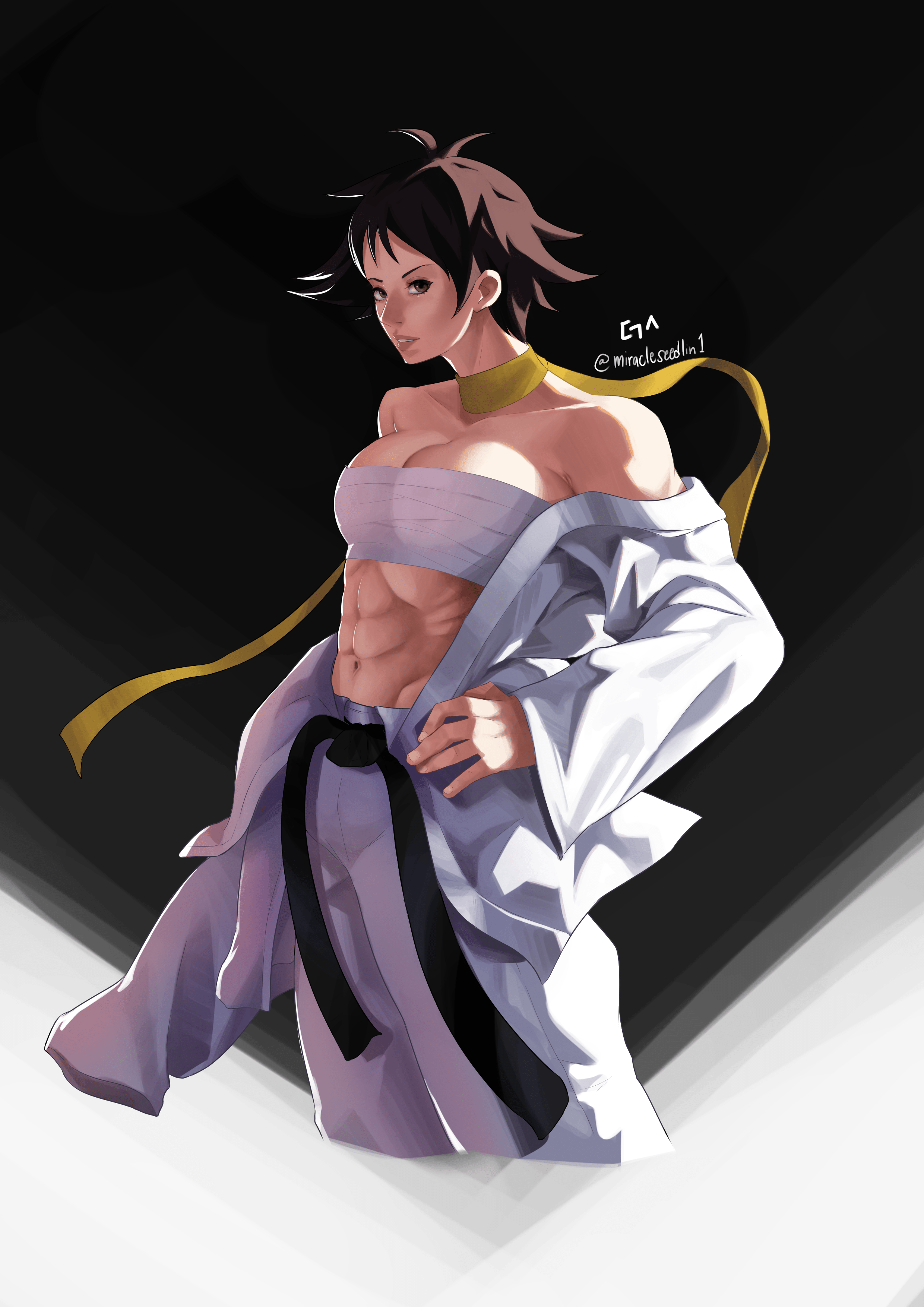 2480x3508 Makoto from streetfighter fanart