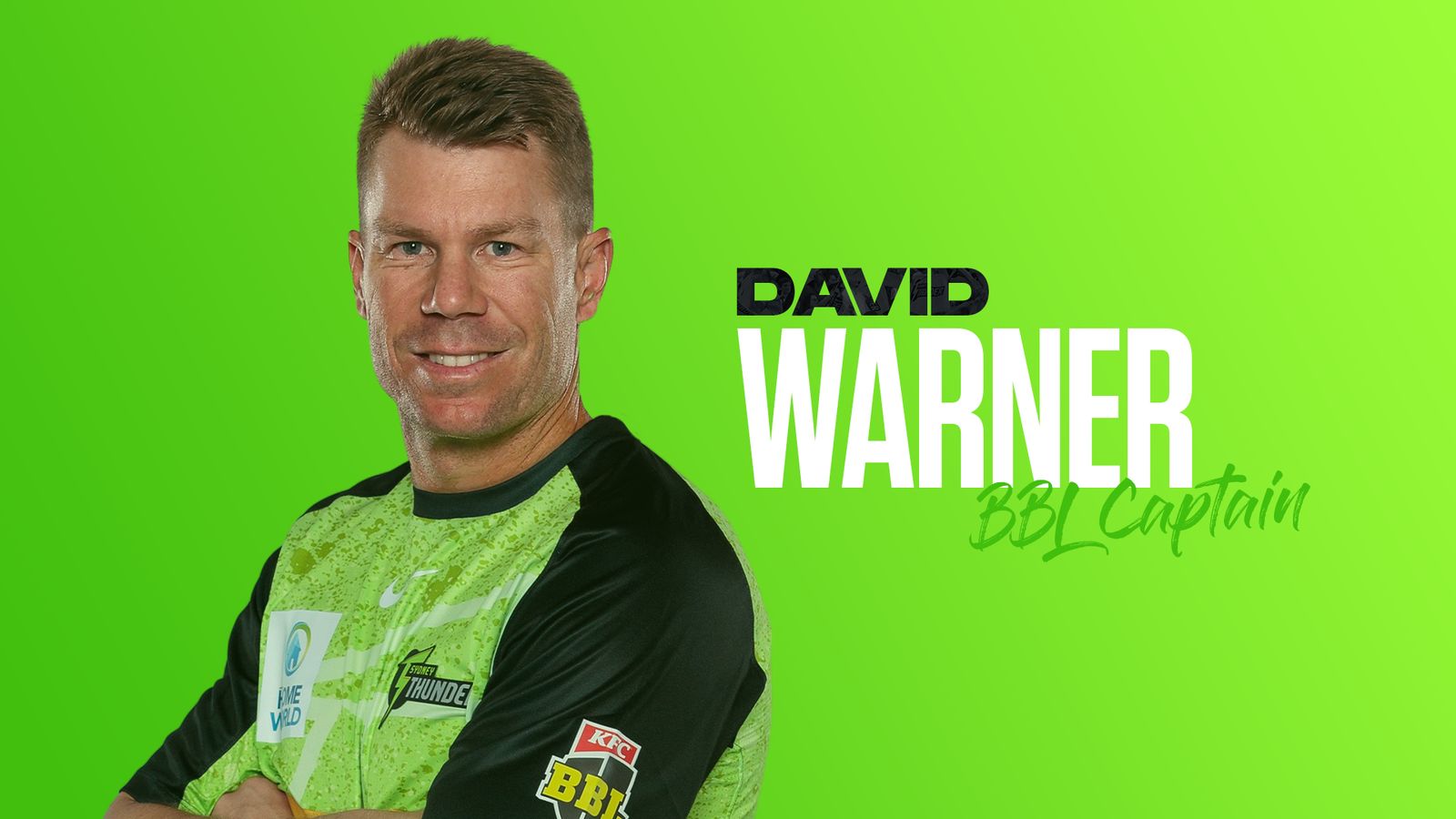 1600x900 David Warner Named Sydney Thunder BBL Captain