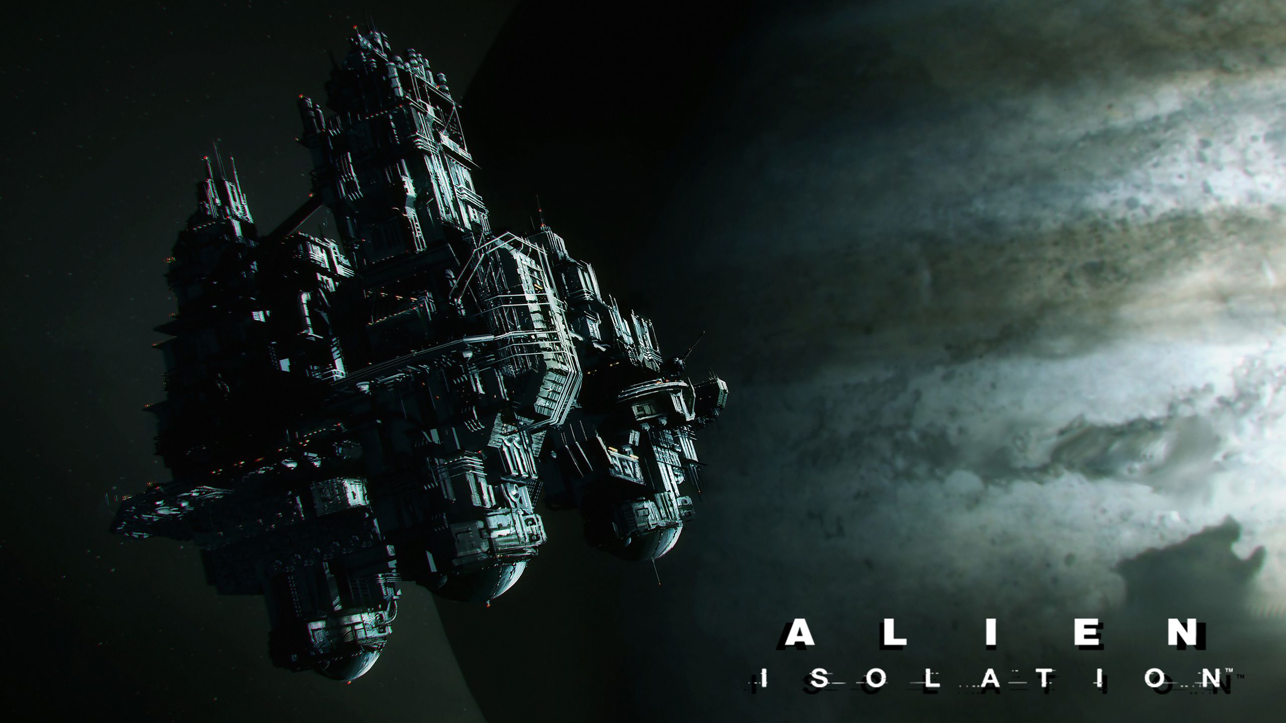 2560x1440 Alien: Isolation, Alien (movie), Sevastopol, Aliens, Nostromo, Aliens (movie), Space, Spacestation, Spaceship, Concept Art, Artwork, Fantasy Art, Video Games Wallpaper HD / Desktop and Mobile Background