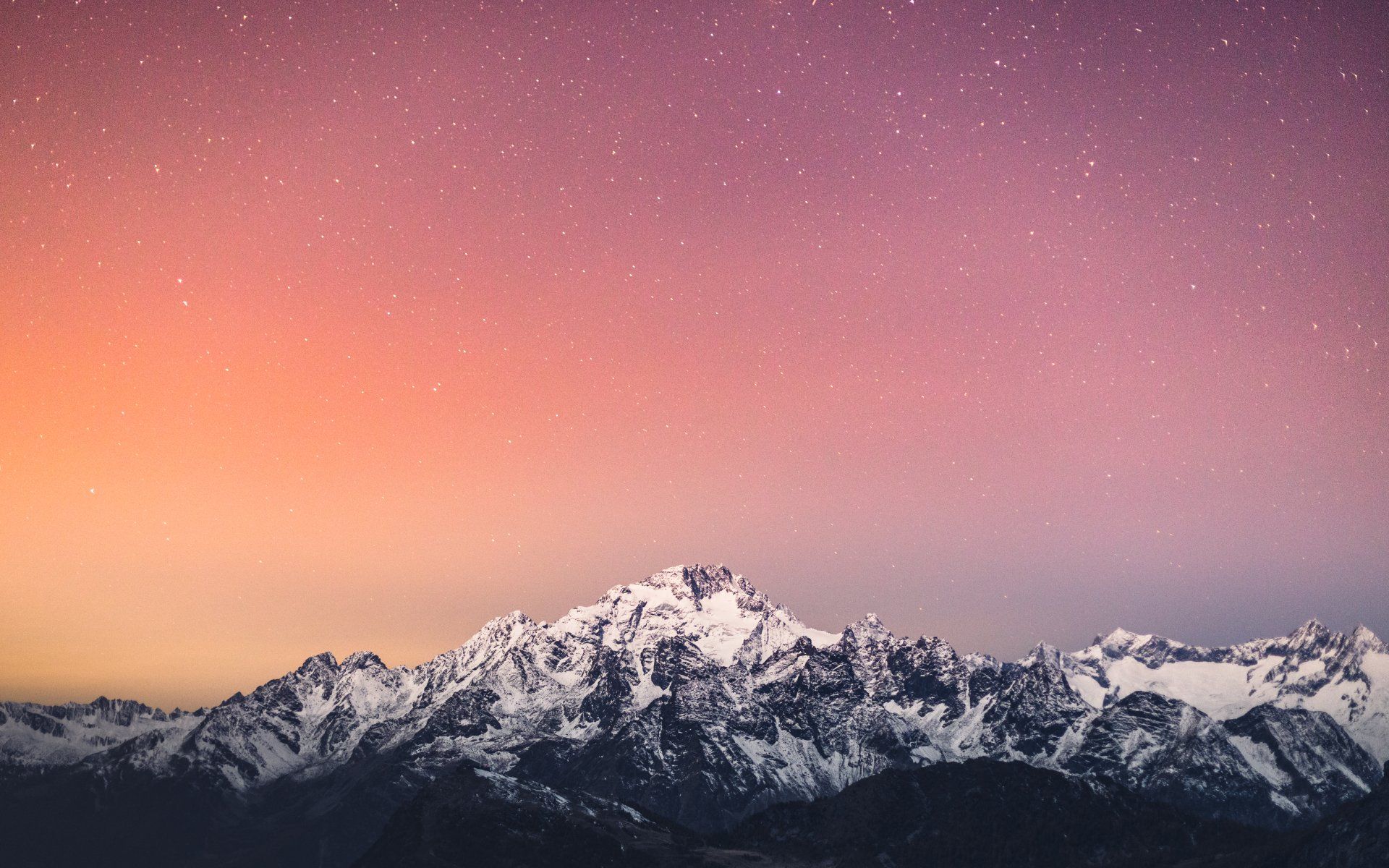 1920x1200 Starlit Alpine Summit