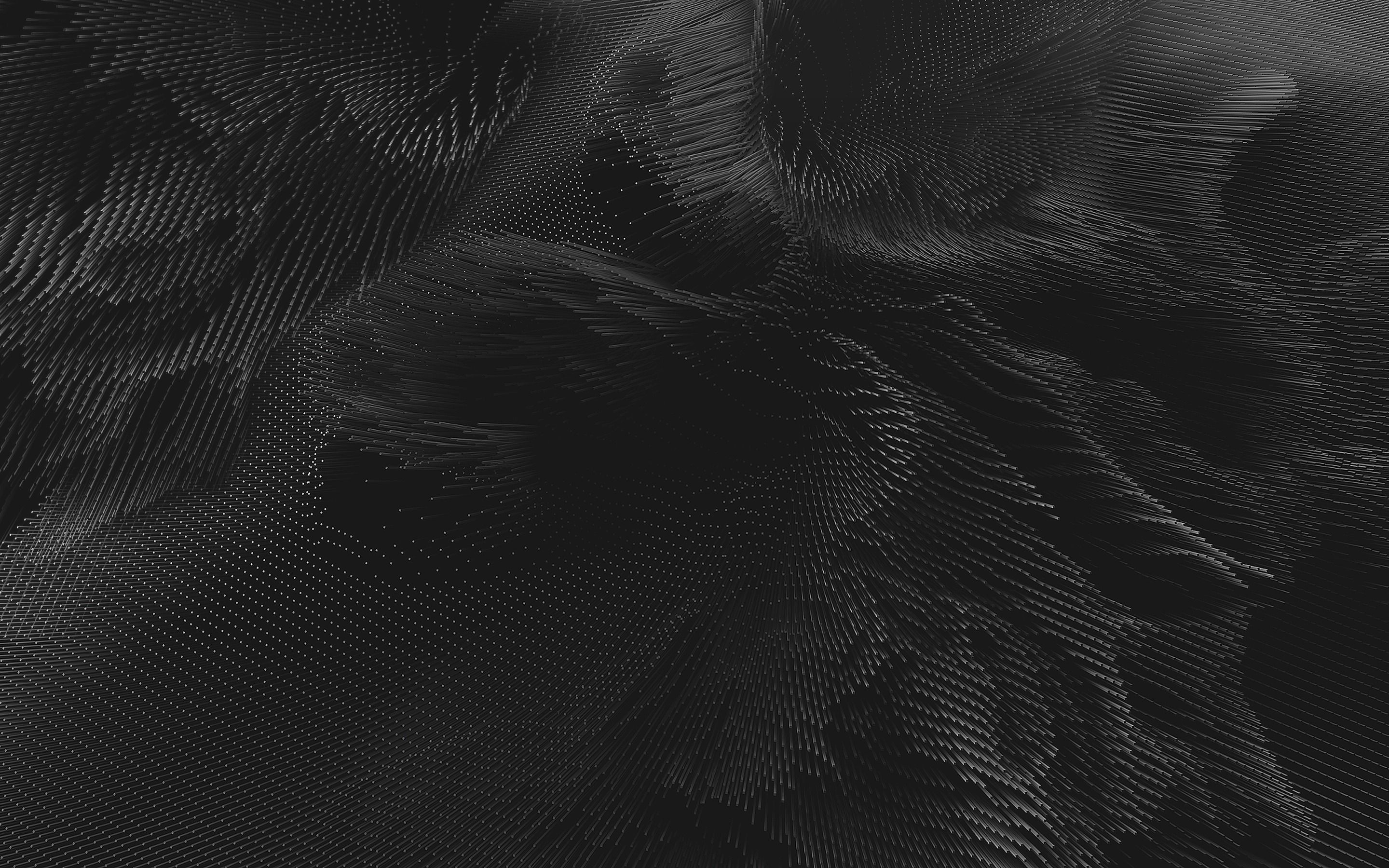 2880x1800 Wallpaper Black and White Abstract Painting, Background Free Image
