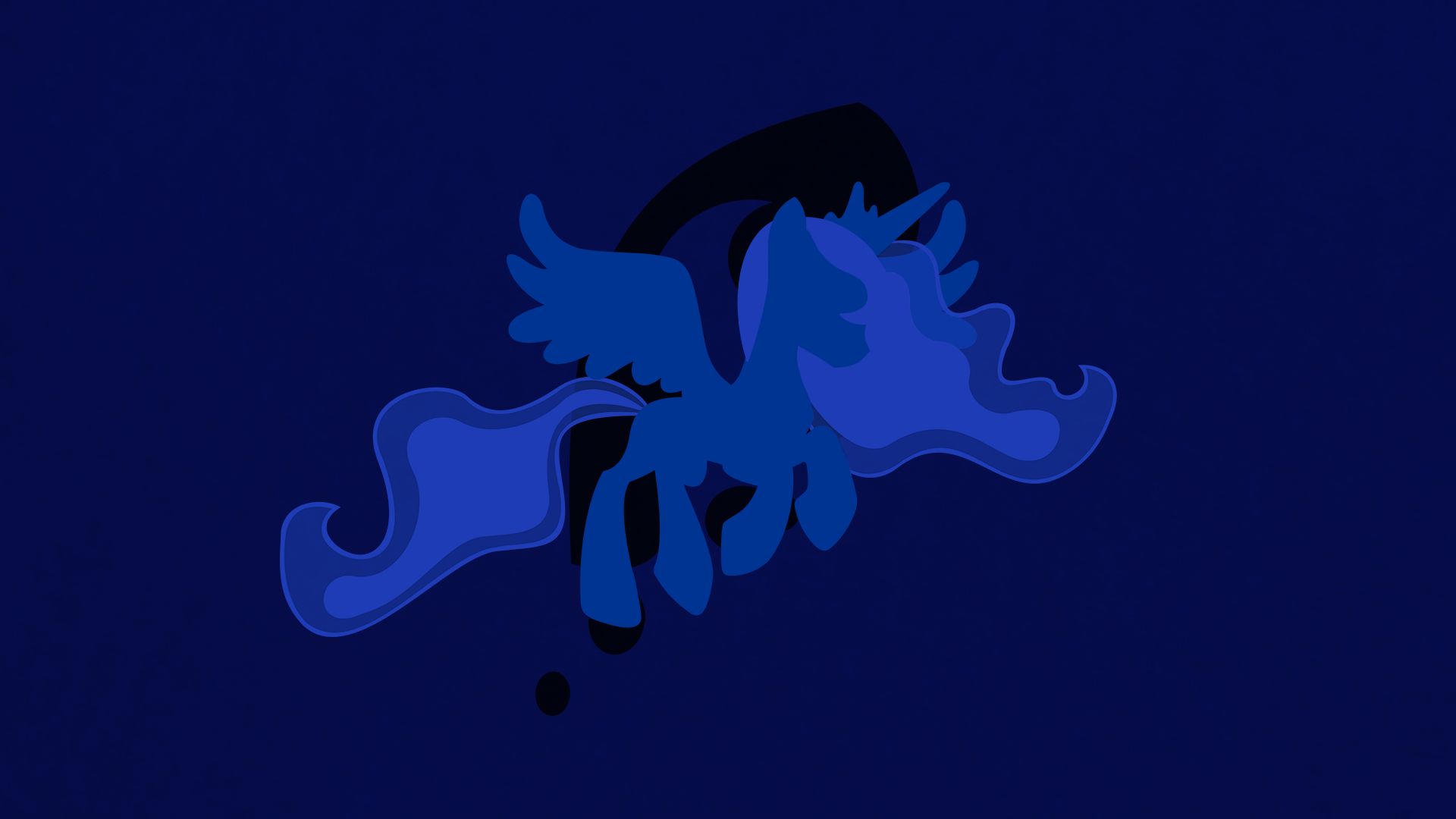 1920x1080 Desktop wallpaper: My Little Pony, Tv Show, My Little Pony: Friendship Is Magic, Princess Luna, Vector 4K free download for PC. 328933