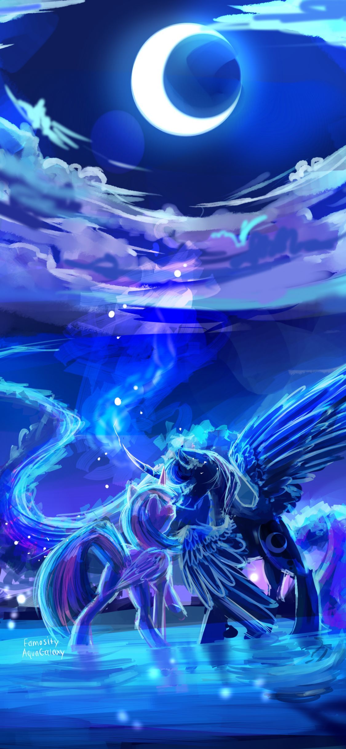 1125x2436 Phone wallpaper: Tv Show, My Little Pony: Friendship Is Magic, Princess Luna, Twilight Sparkle, My Little Pony 1163190