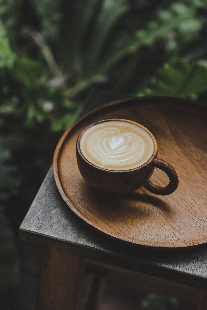 853x1280 Free Mocha Art & Coffee Image