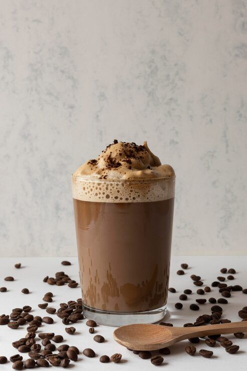 493x740 Coffee smoothie wallpaper Image