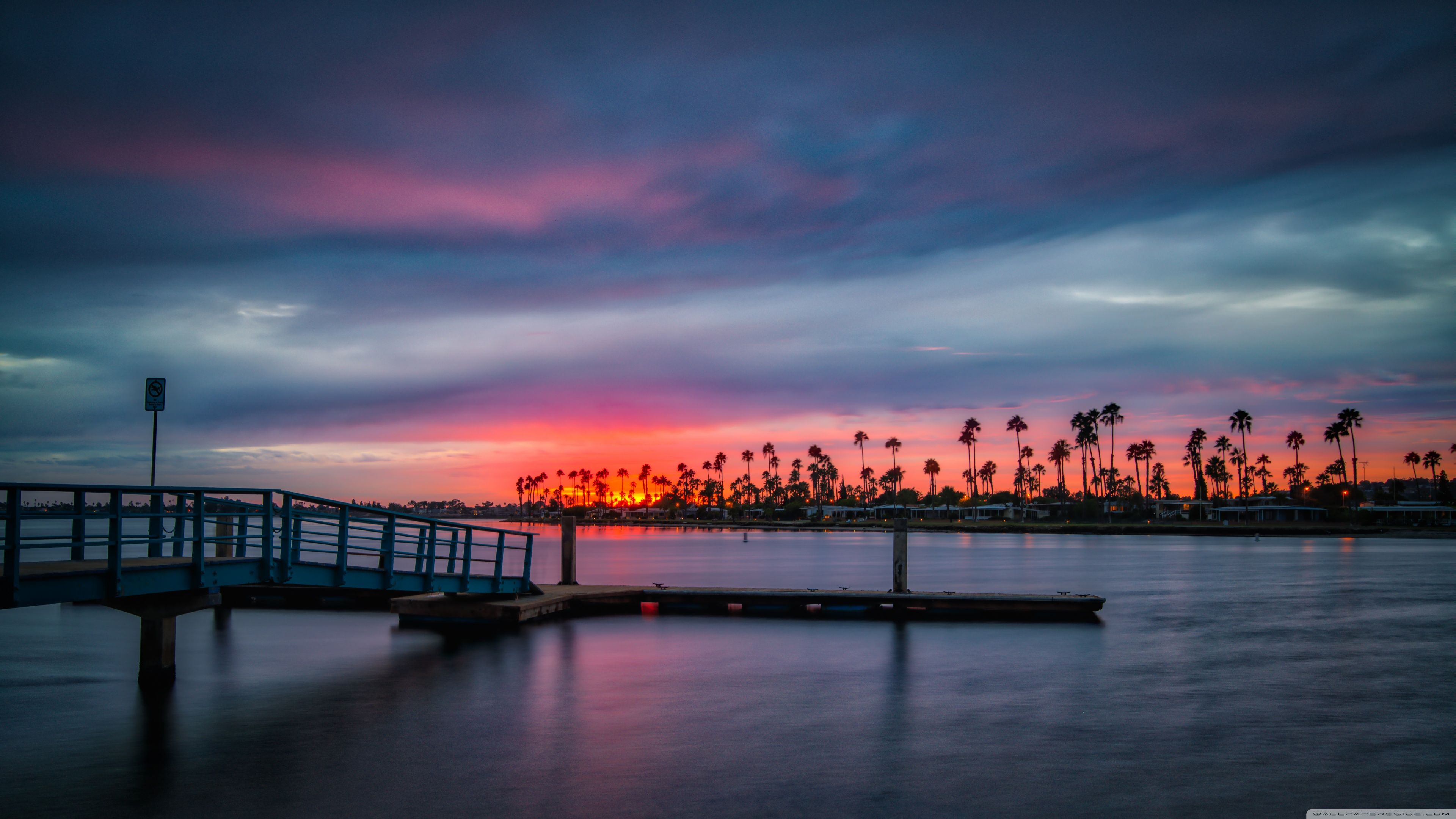 3840x2160 California Sunset 4K UHD Wallpaper for UltraHD Desktop and TV : Widescreen and UltraWide Display : Dual Monitor : Smartphone and Tablet Devices