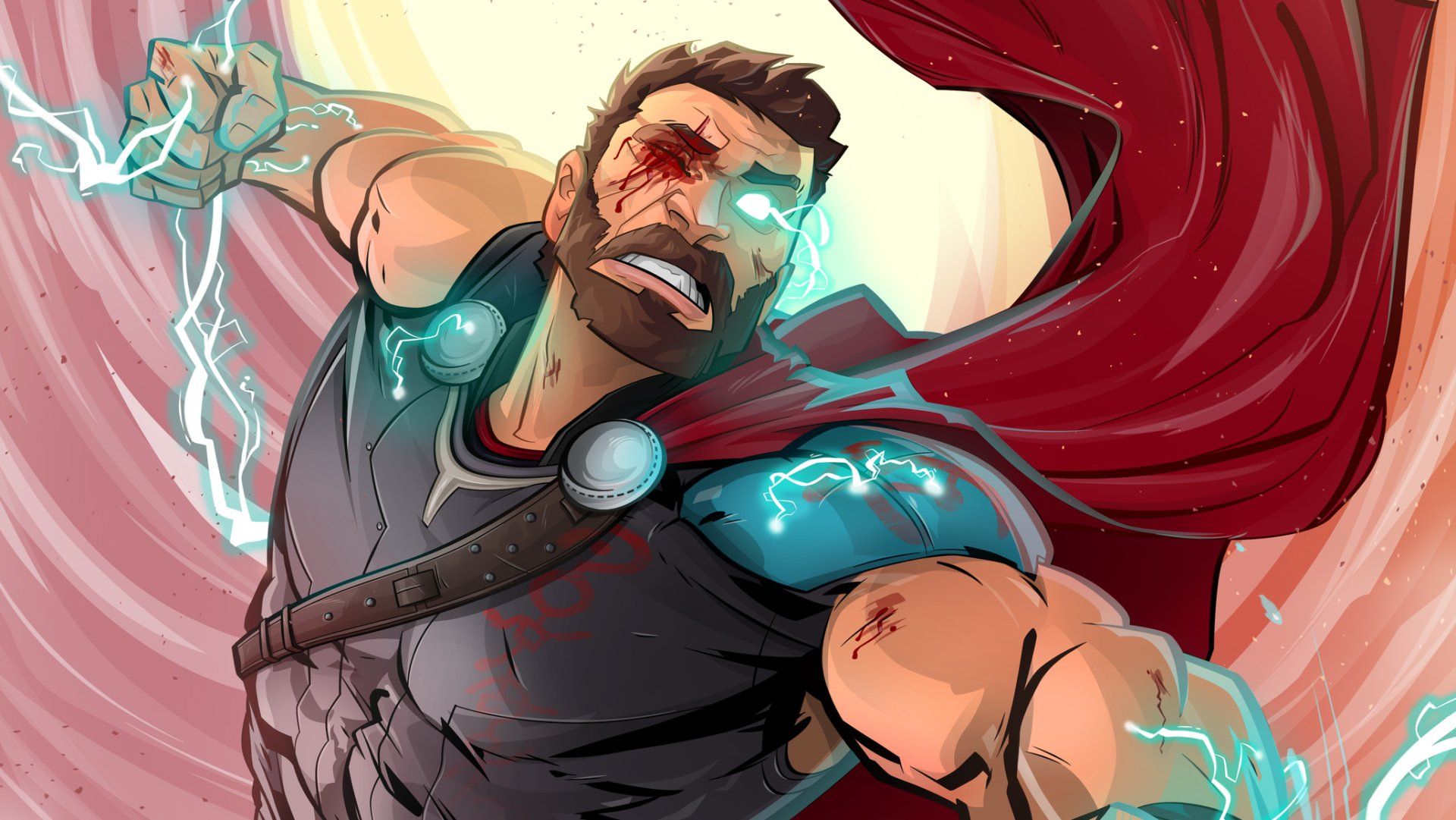 1920x1081 Download Comic Thor HD Wallpaper
