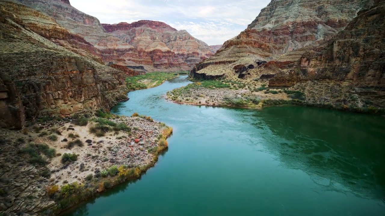 1280x720 MacOS Sonoma Wallpaper Screensaver Collection: The River Valley Of Grand Canyon