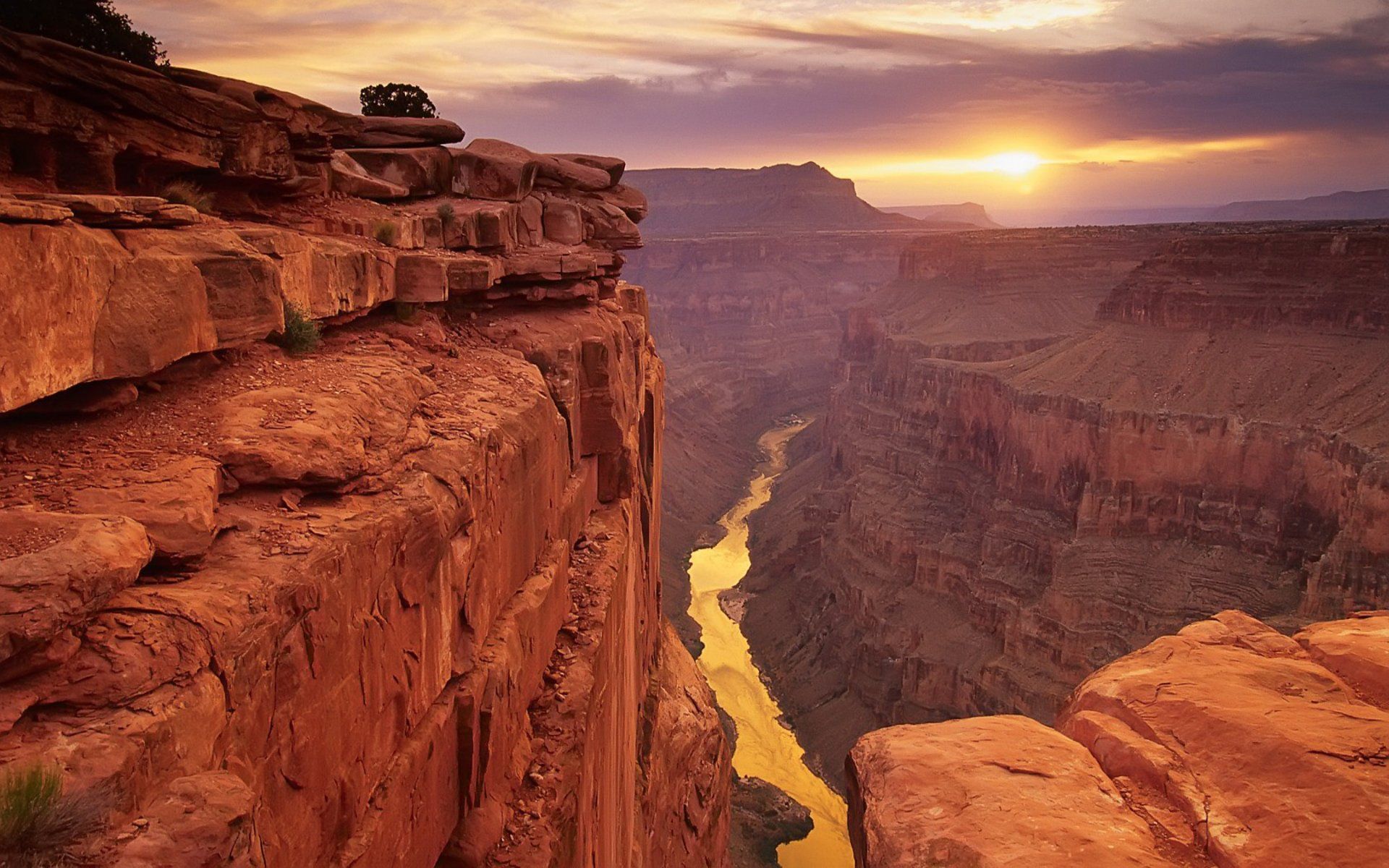 1920x1200 Grand Canyon Sunset Wallpaperx1200