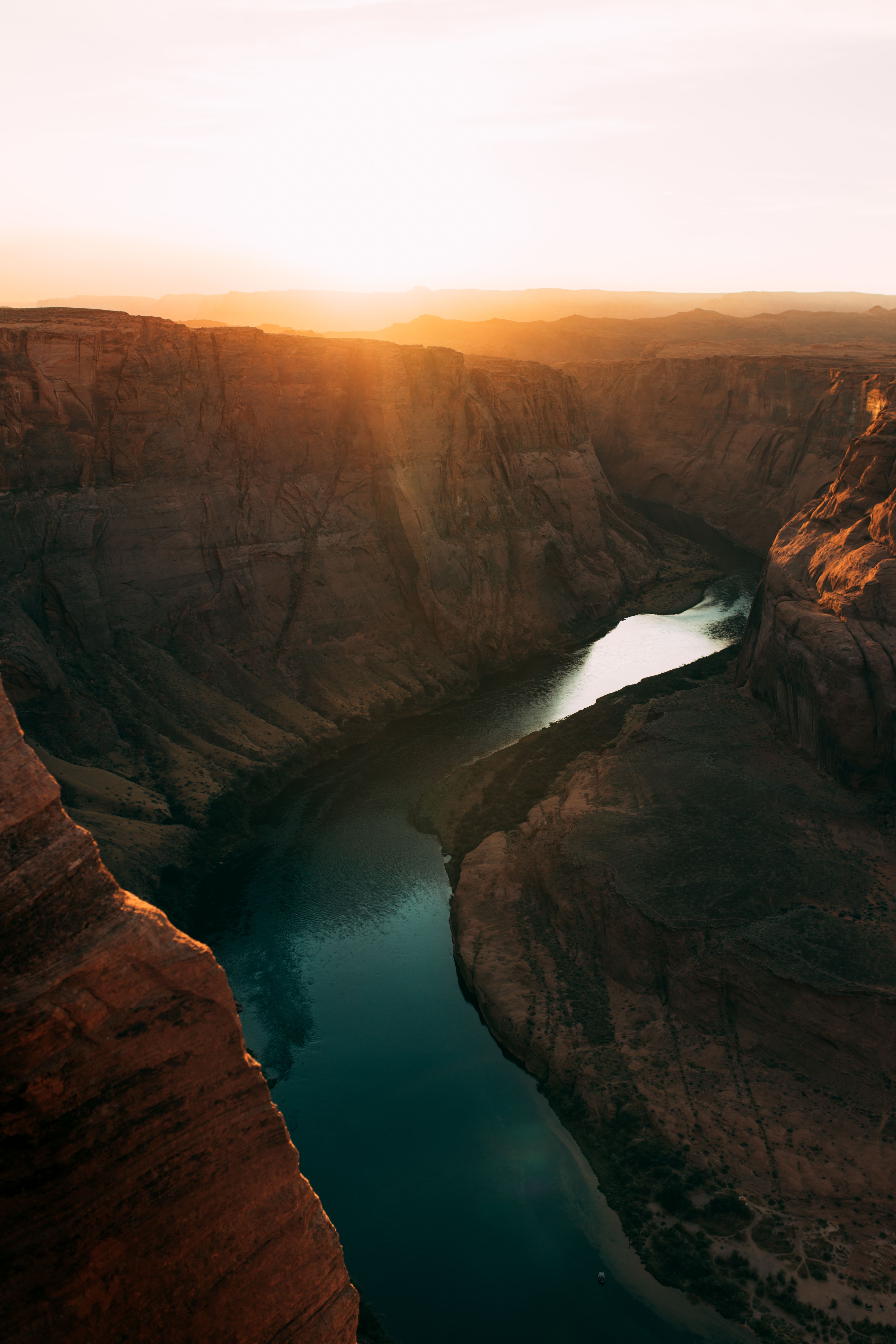 4480x6720 View of a River in a Canyon · Free