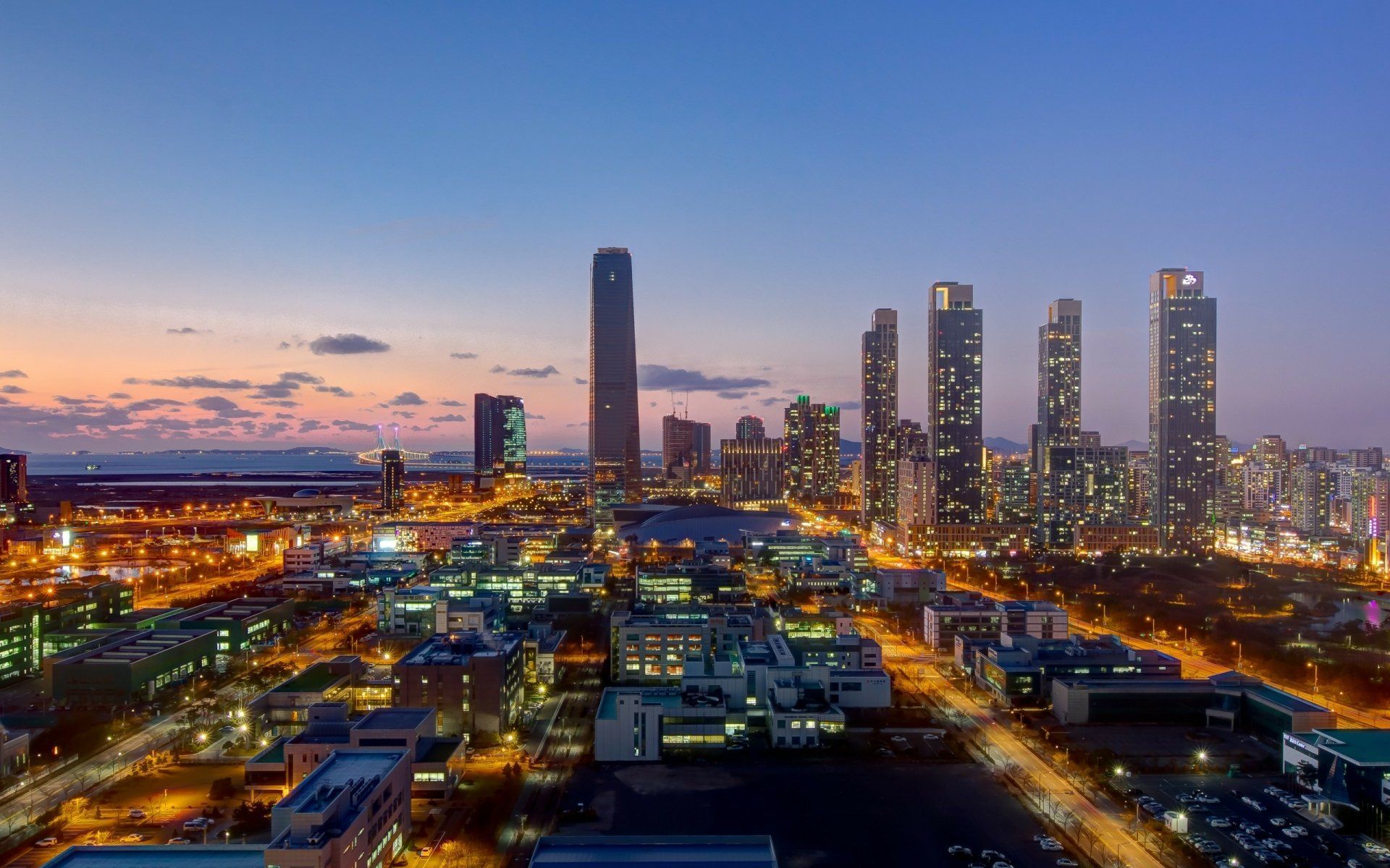 1920x1200 Seoul Skyline HD Wallpaperx1600