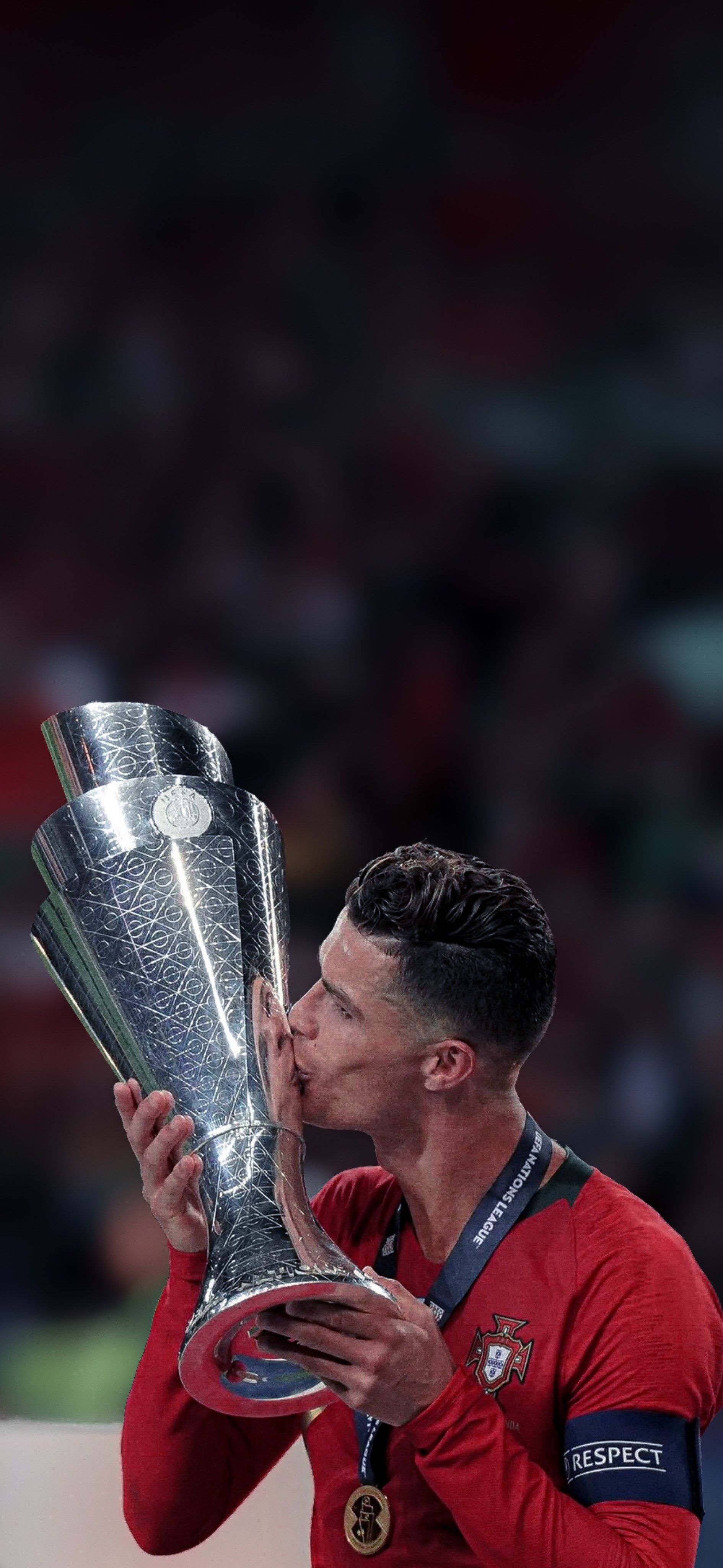 1890x4096 Ronaldo Nations League Wallpaper