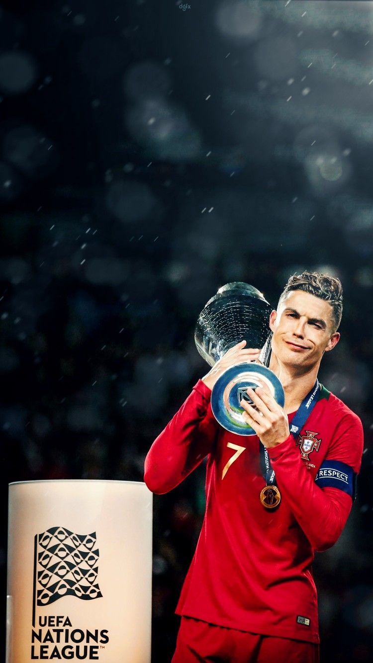 750x1334 Ronaldo Nations League Wallpaper
